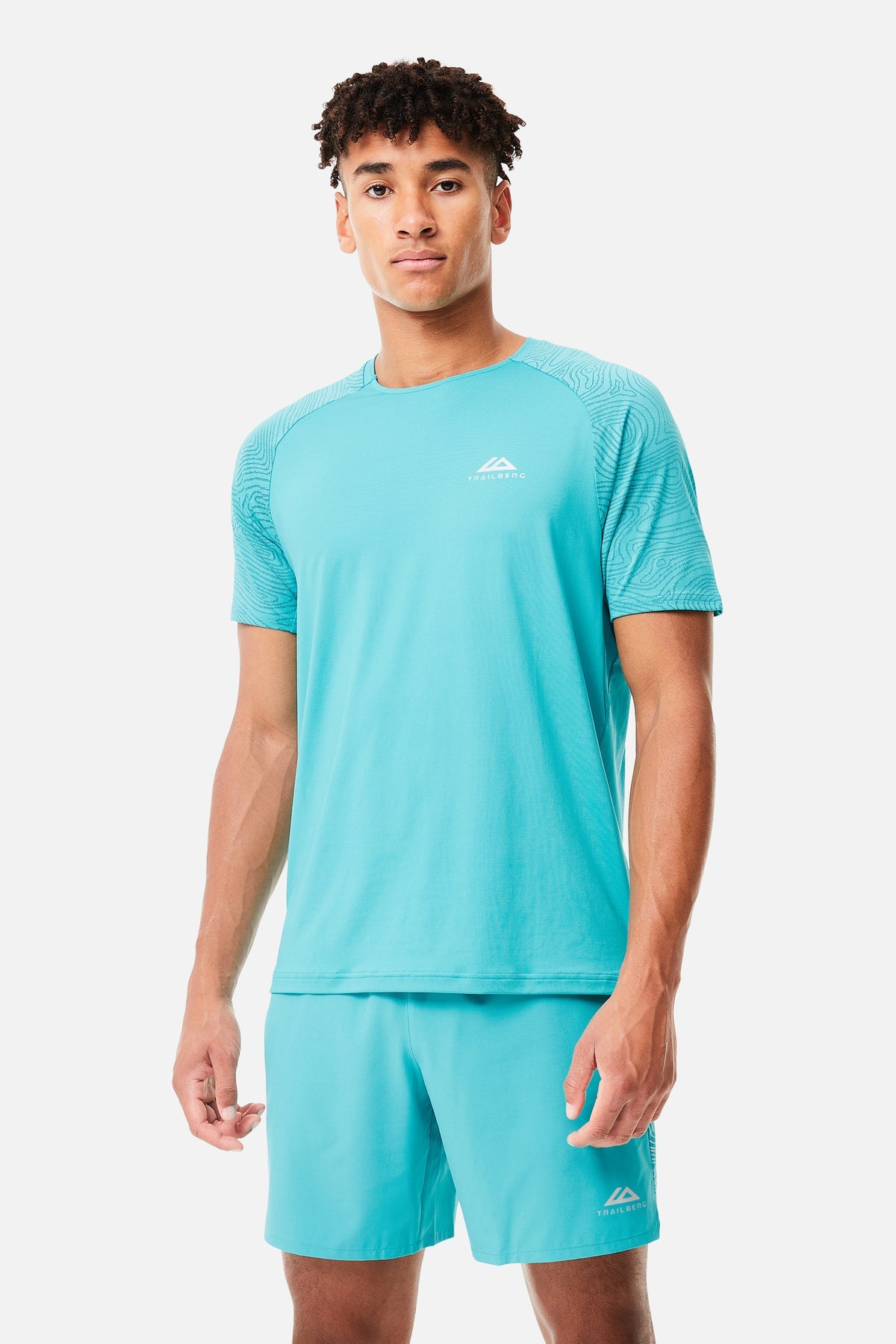 Trailberg Geo Tee - Ceramic/Turquoise