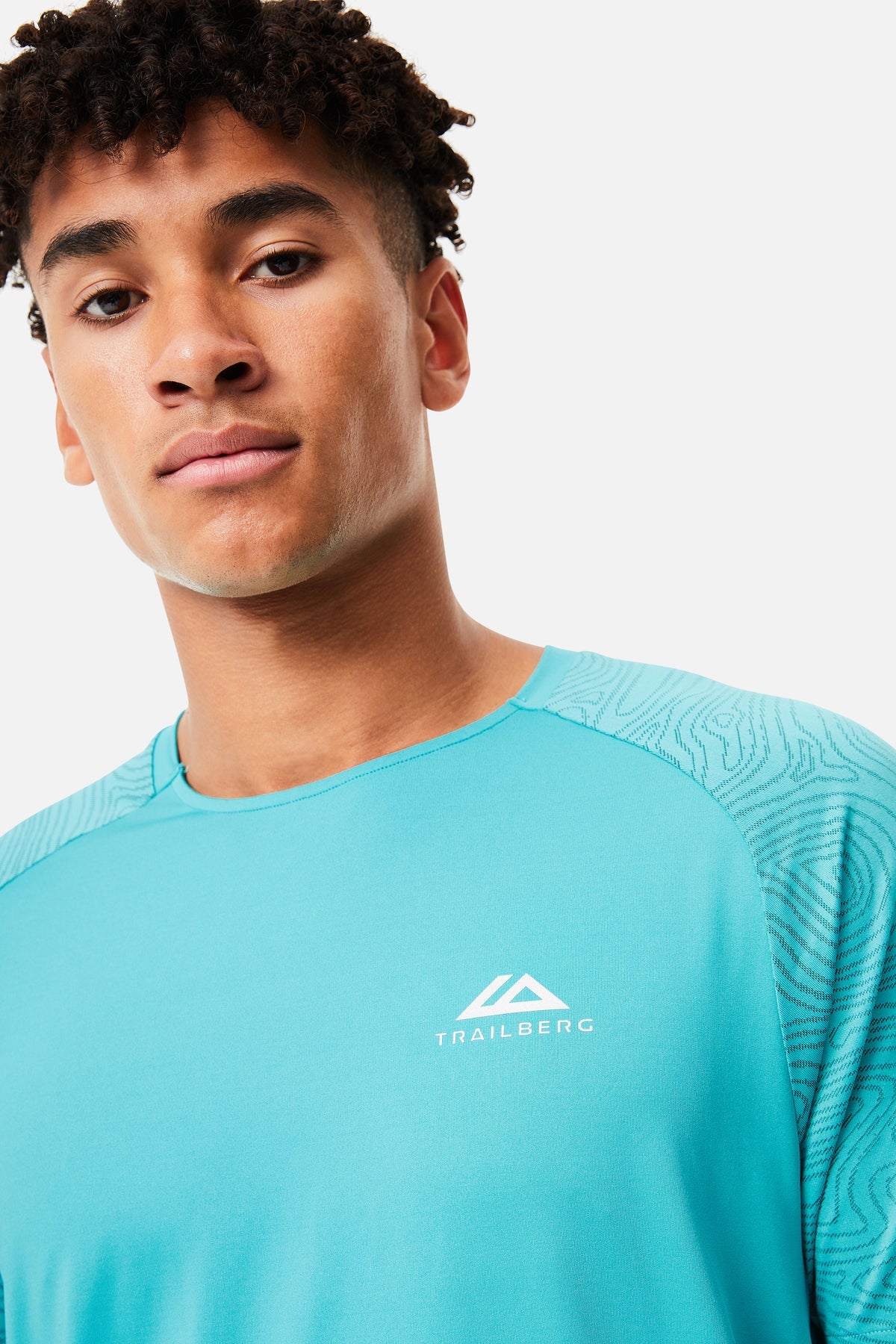 Trailberg Geo Tee - Ceramic/Turquoise