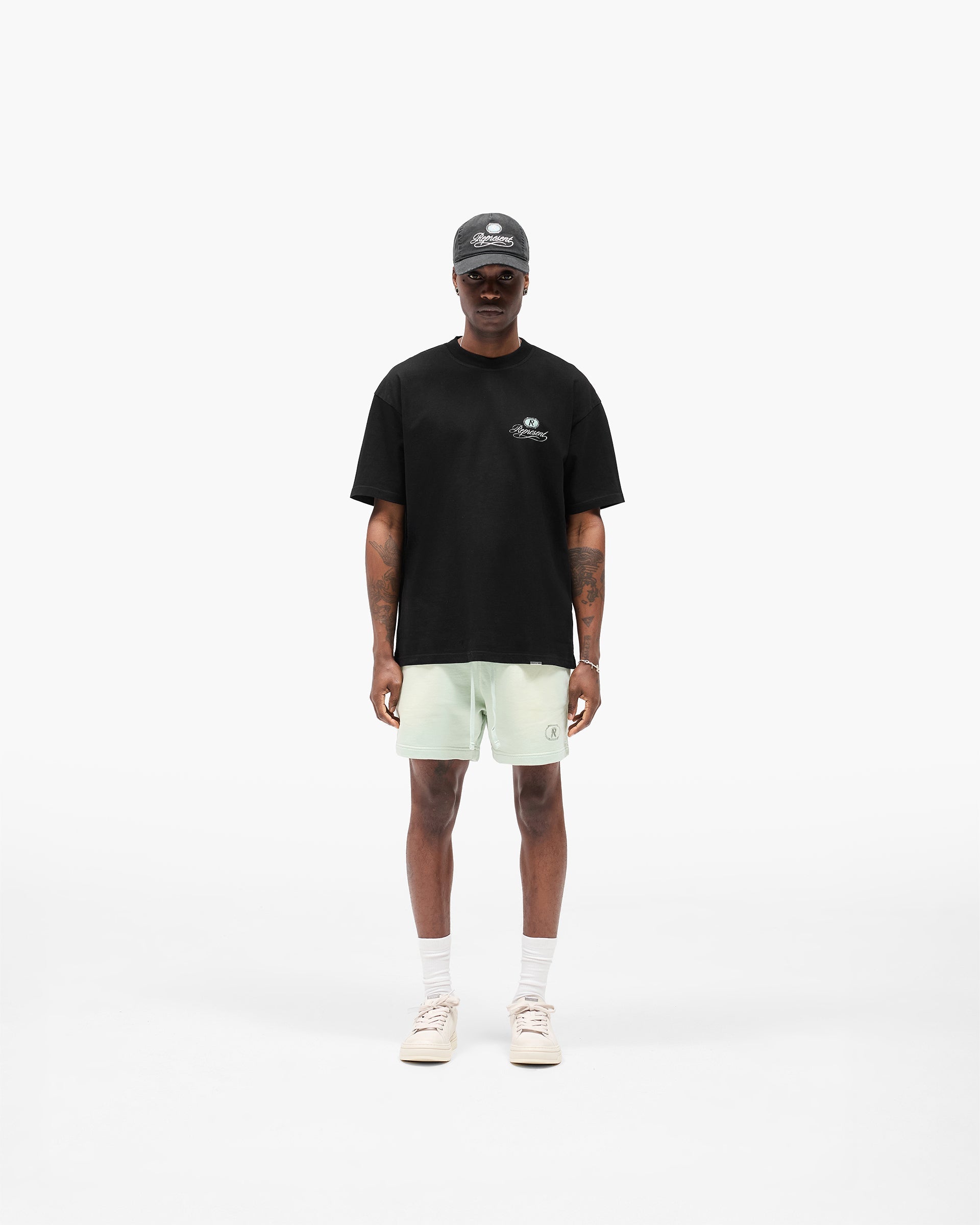 Represent Grand Vintage Hand Drawn T-Shirt Jet Black