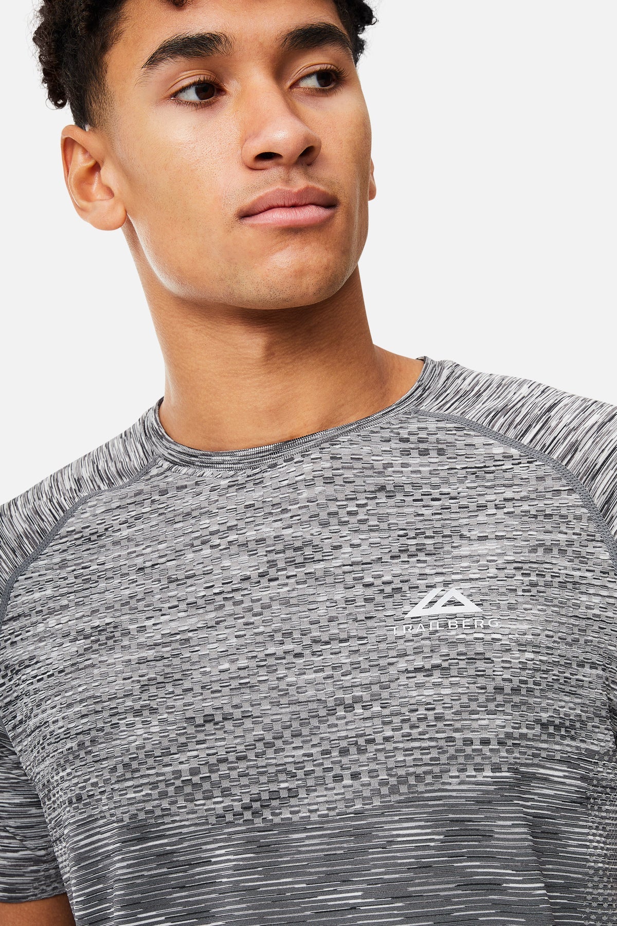 Trailberg Apex Seamless Tee - Iron Grey/Black/White