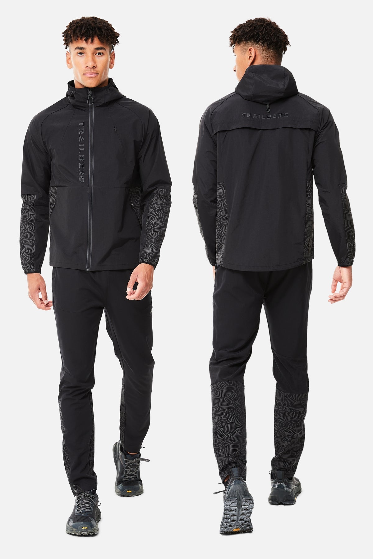 Trailberg Geo Tracksuit - Black