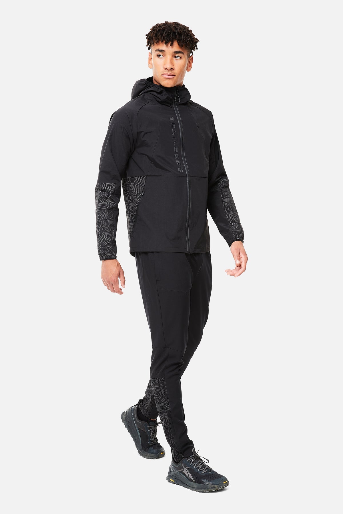 Trailberg Geo Tracksuit - Black