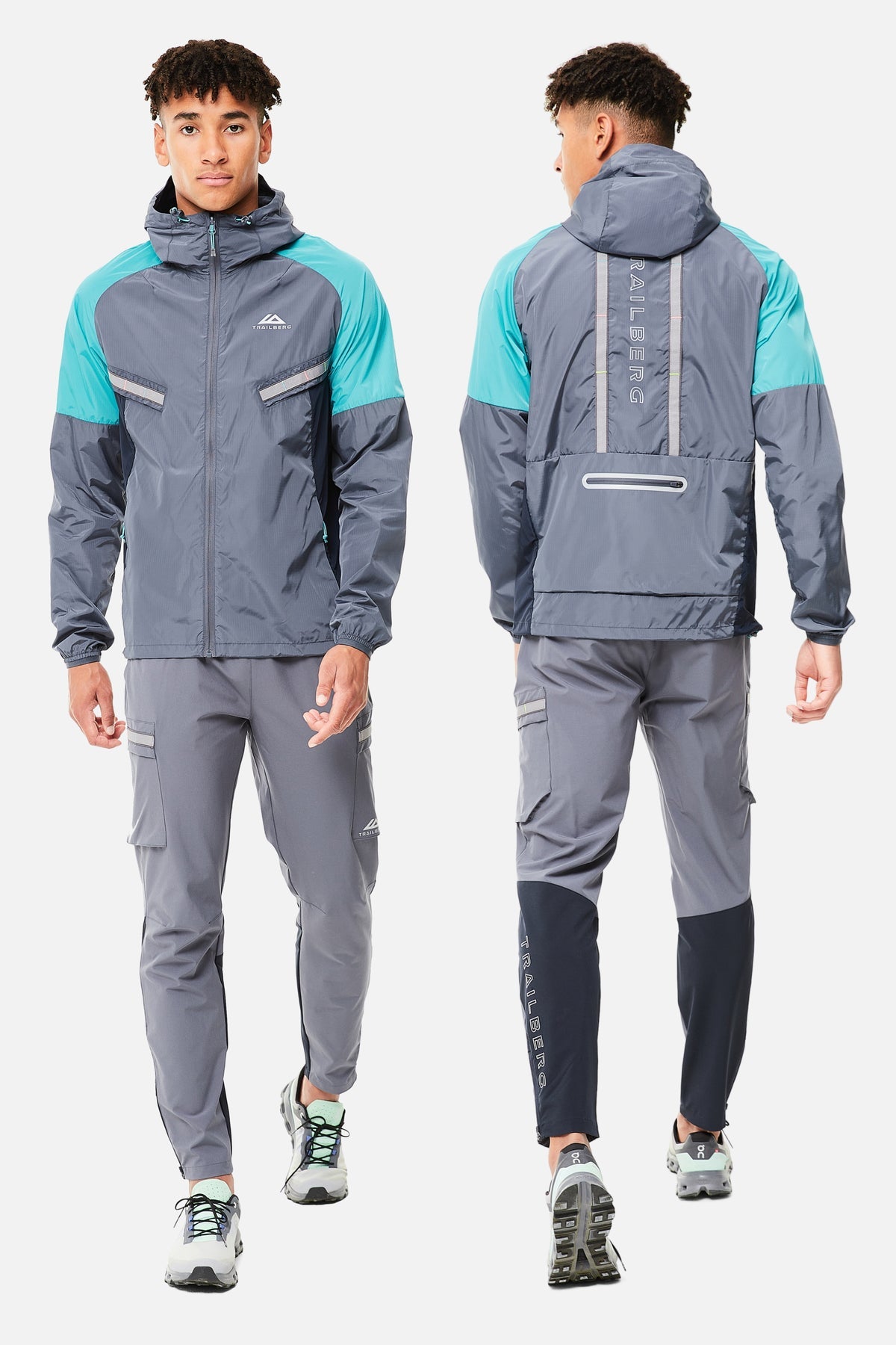 Trailberg Triathlon 3.0 Tracksuit - Turquoise/Mid Grey