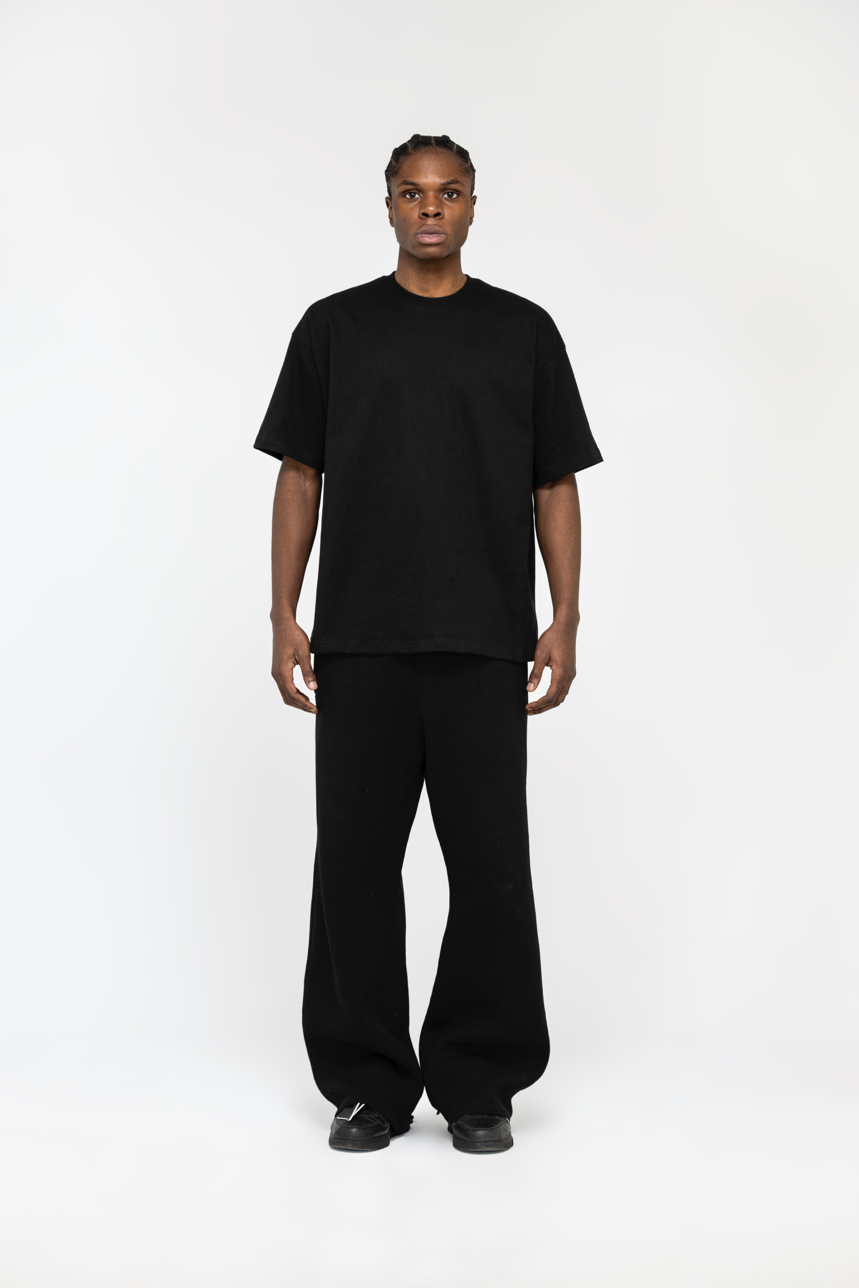 Chambre Blank Logo T-Shirt Black