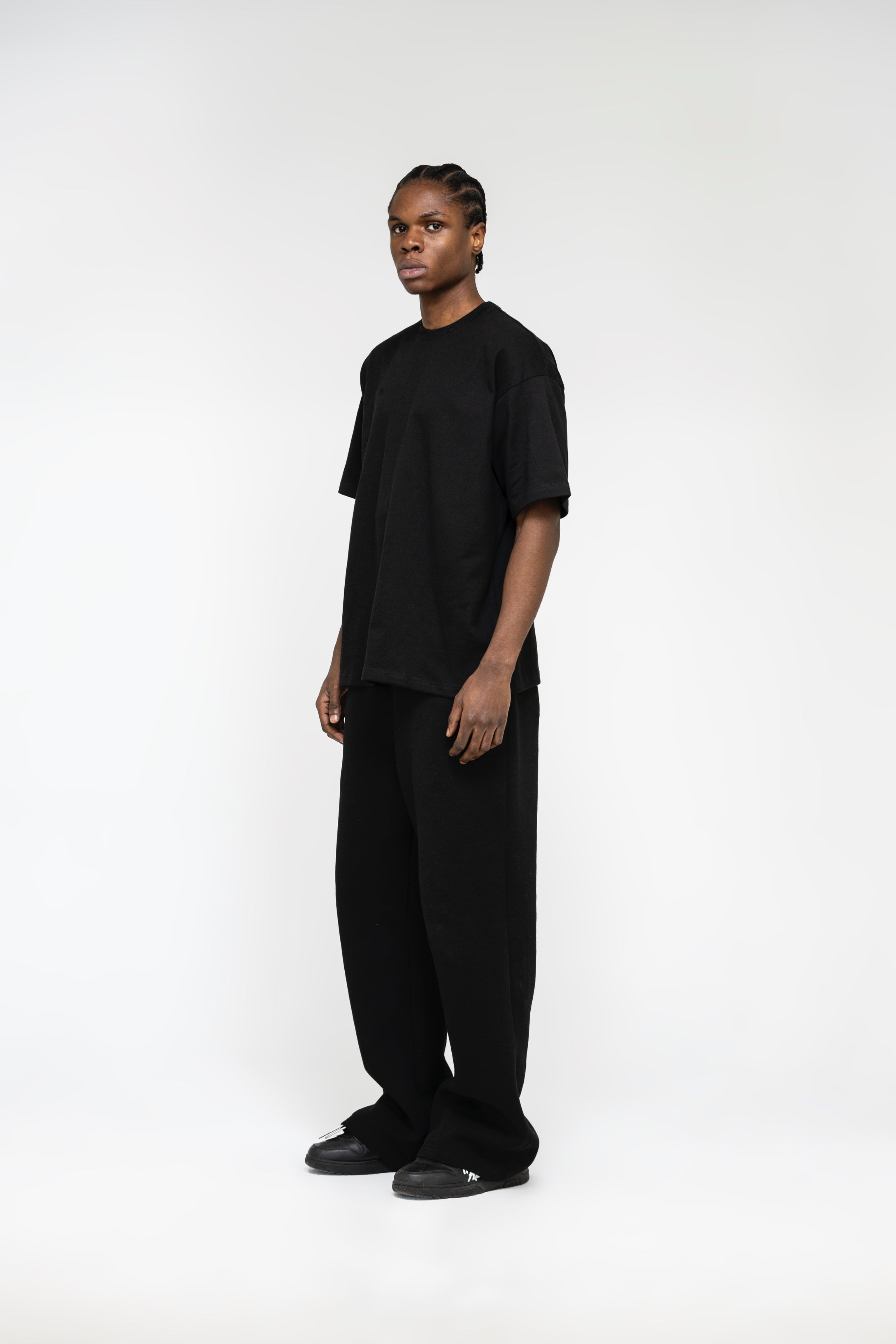 Chambre Blank Logo T-Shirt Black