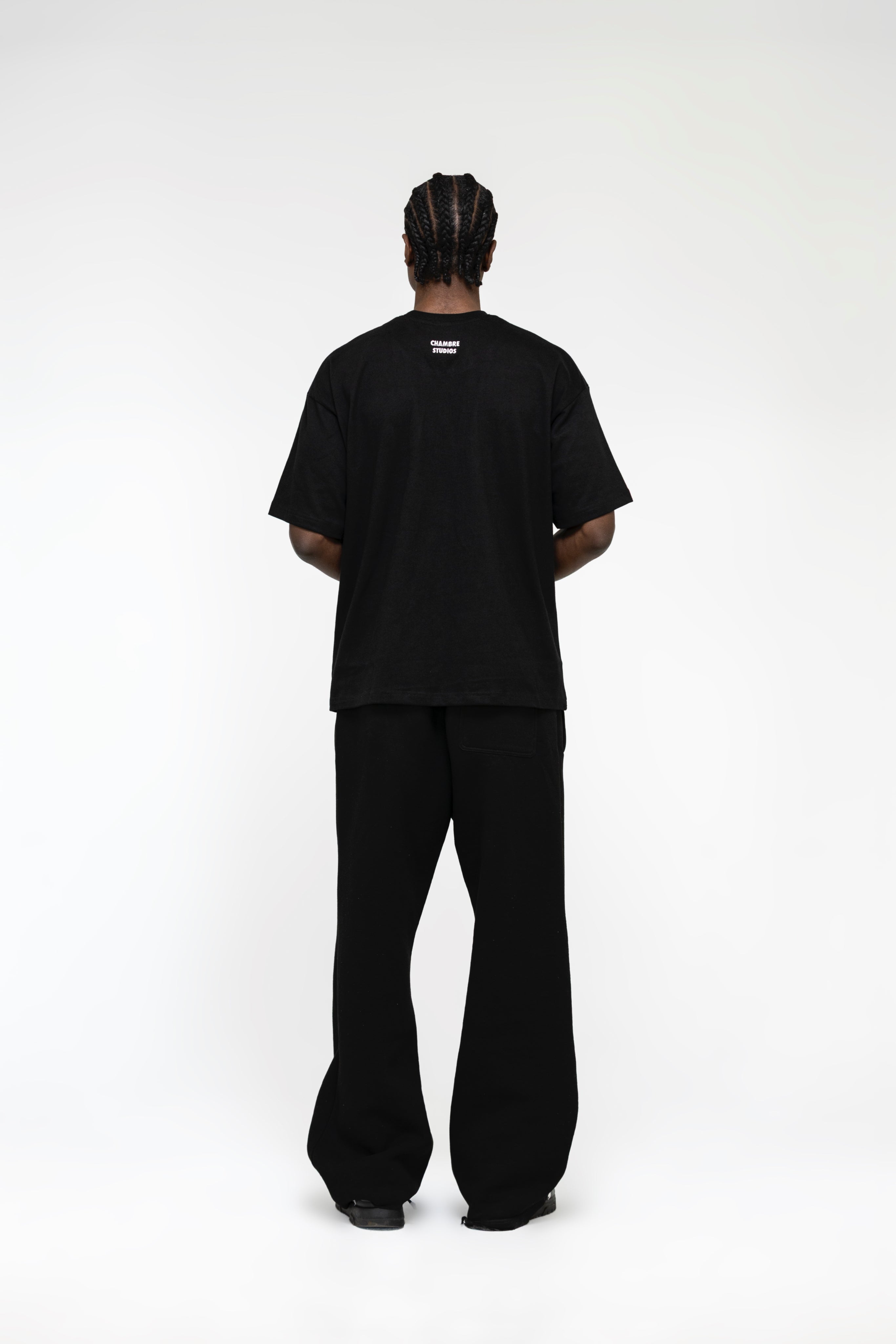 Chambre Blank Logo T-Shirt Black