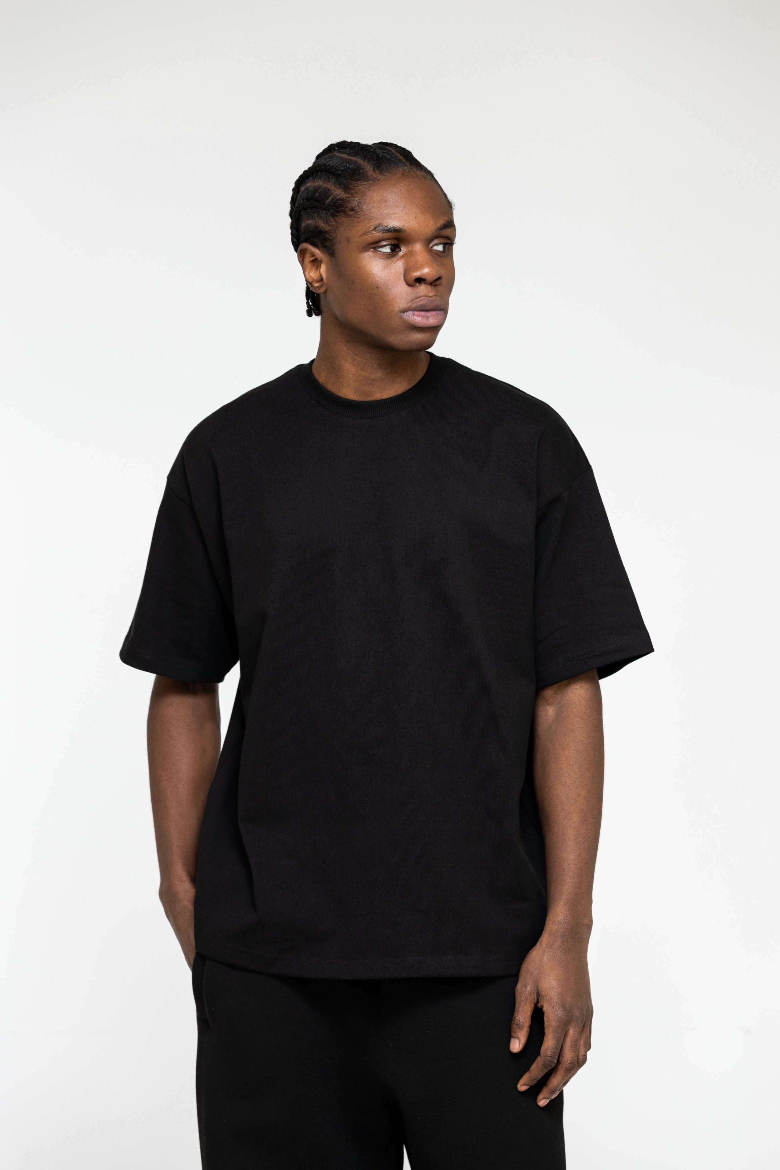 Chambre Blank Logo T-Shirt Black