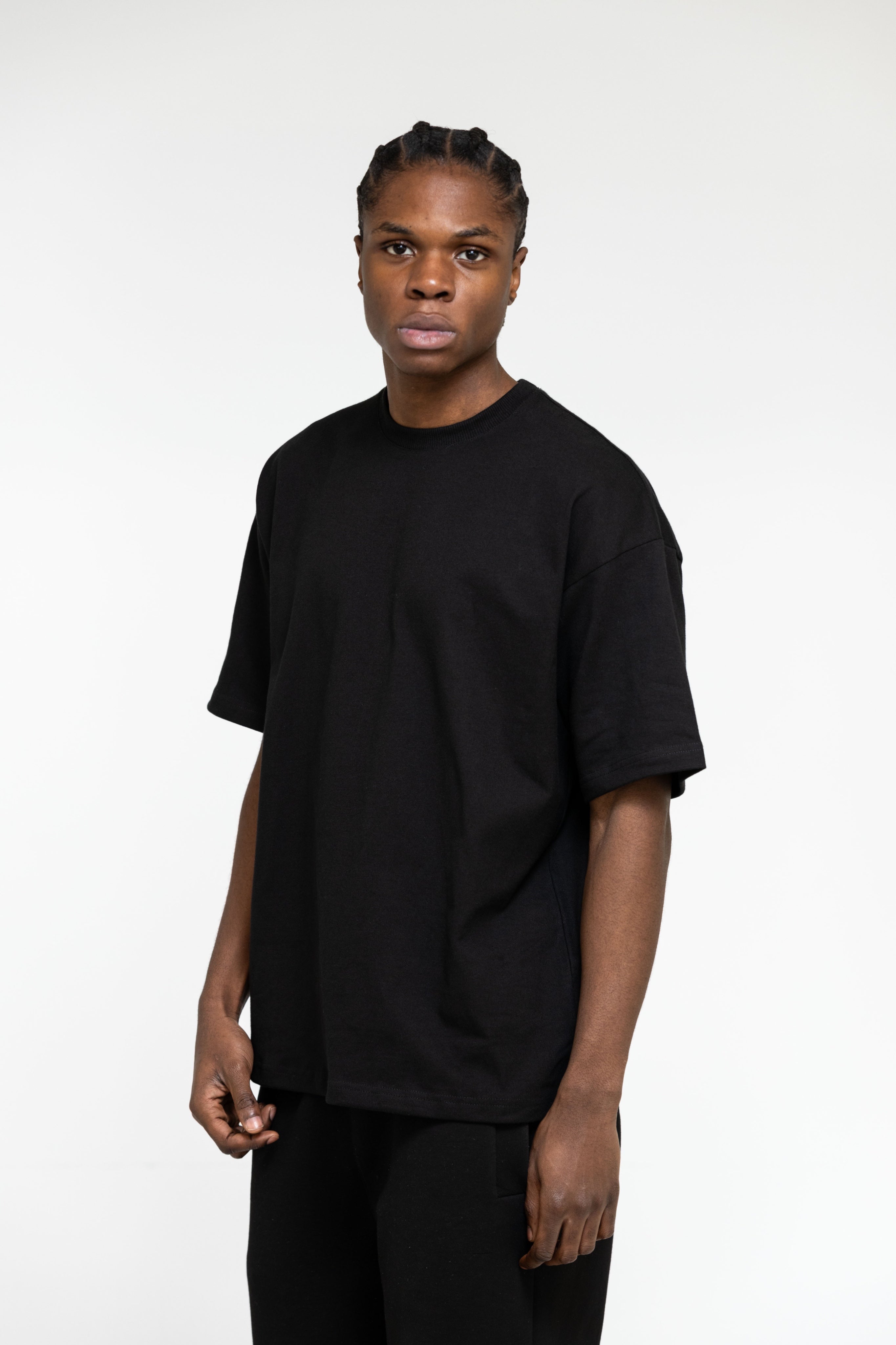 Chambre Blank Logo T-Shirt Black