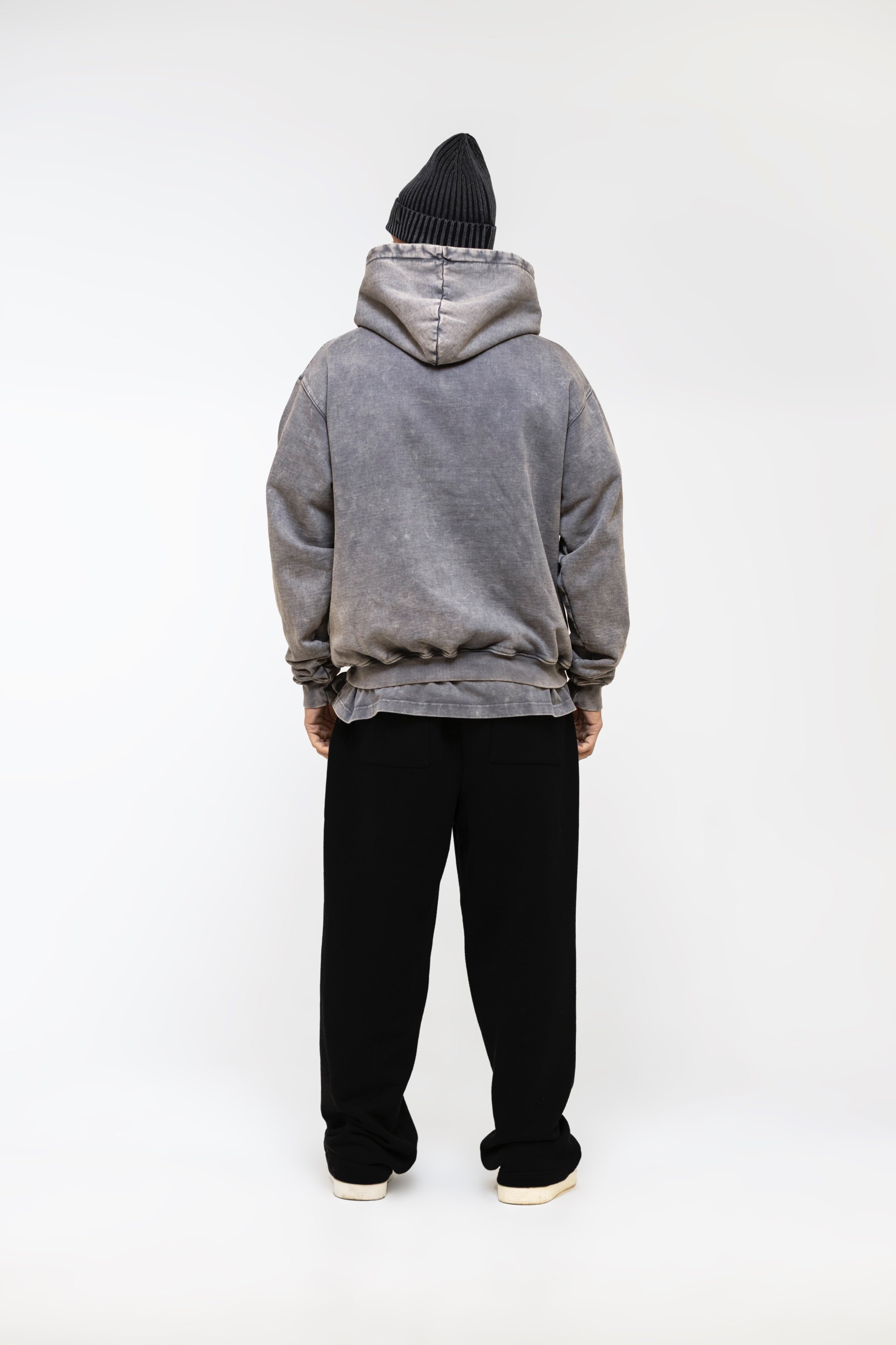 Chambre Logo Hoodie Acid Grey