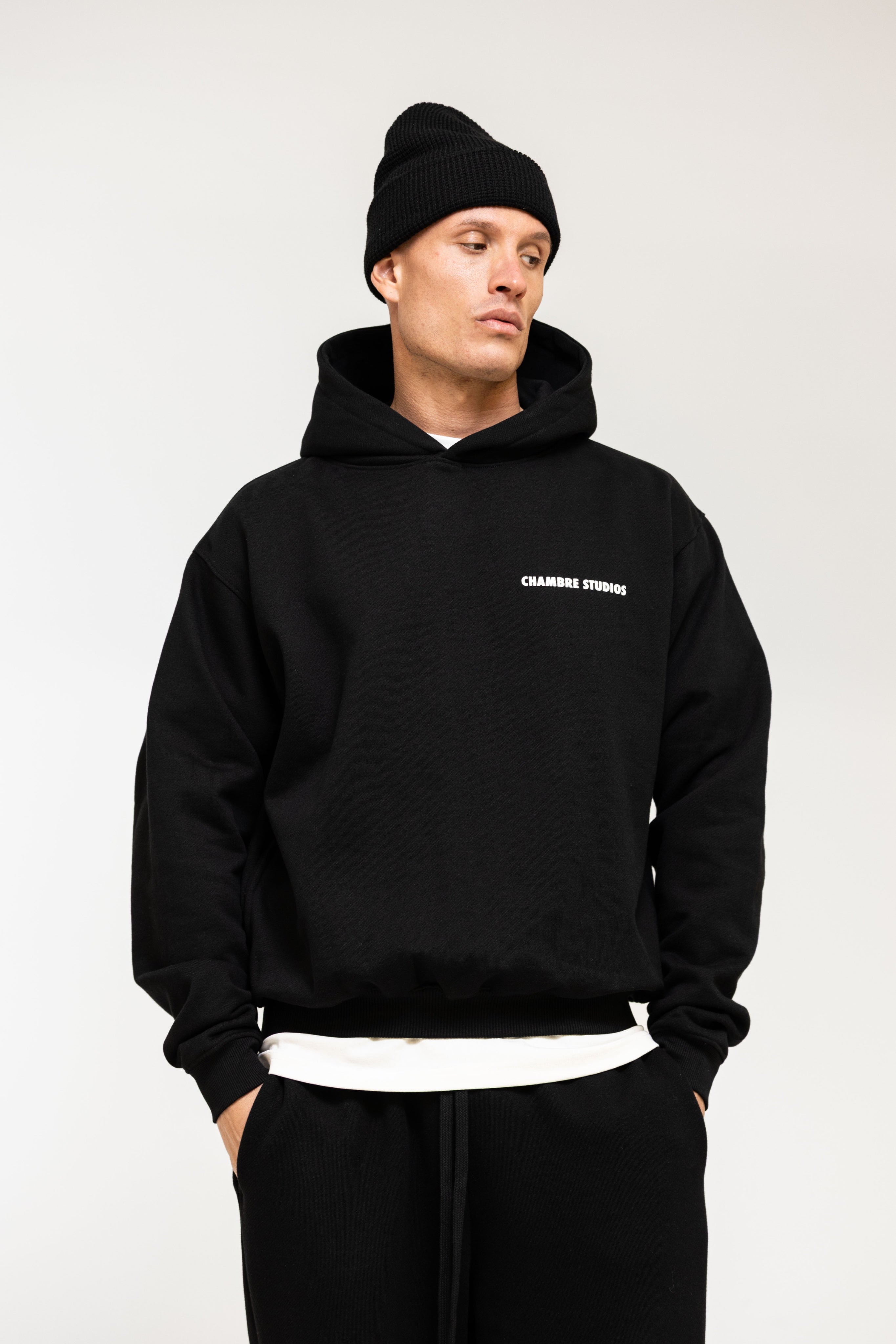 Chambre Logo Hoodie Black
