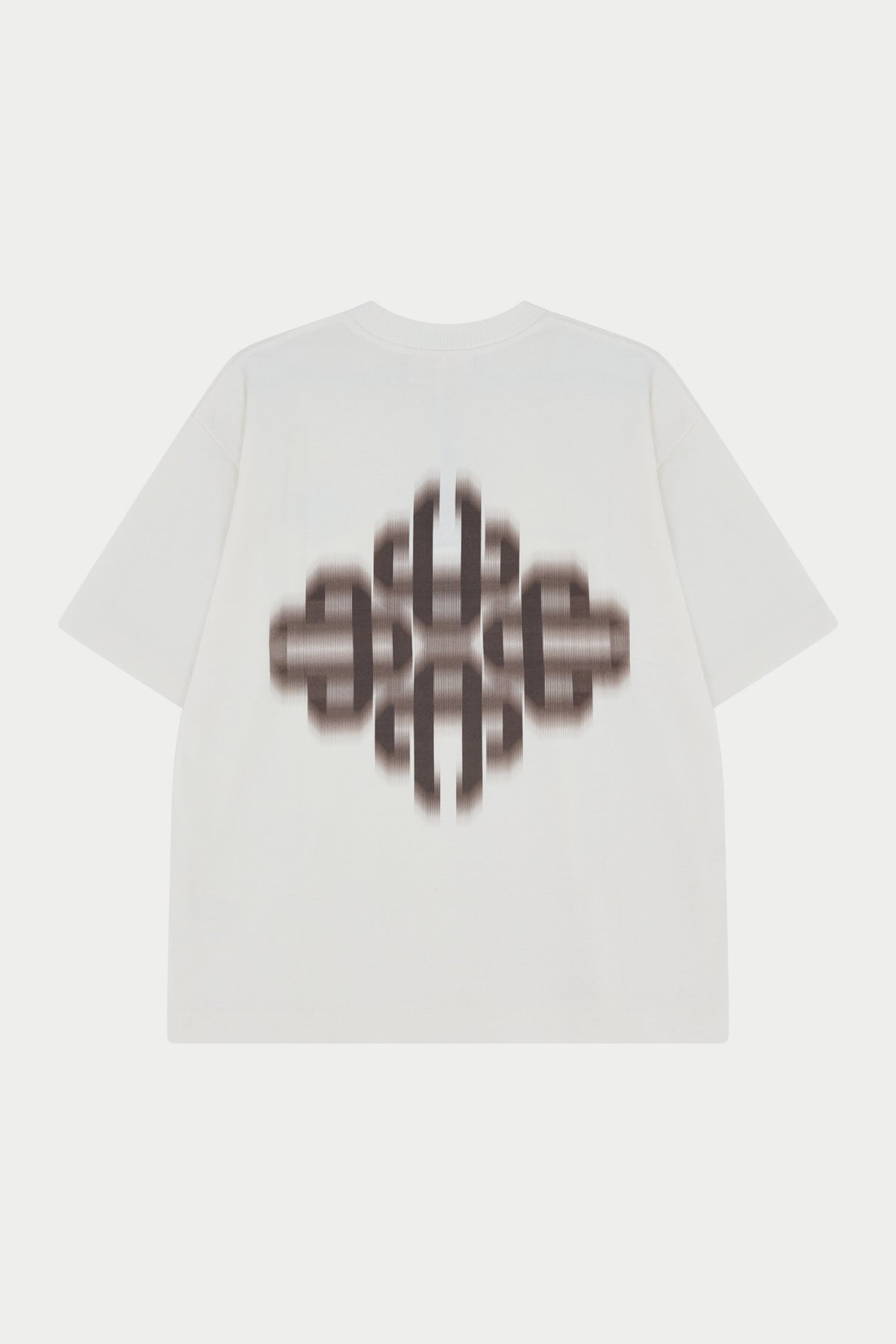 Couture Club Motion Blurred Emblem T-Shirt - Off White
