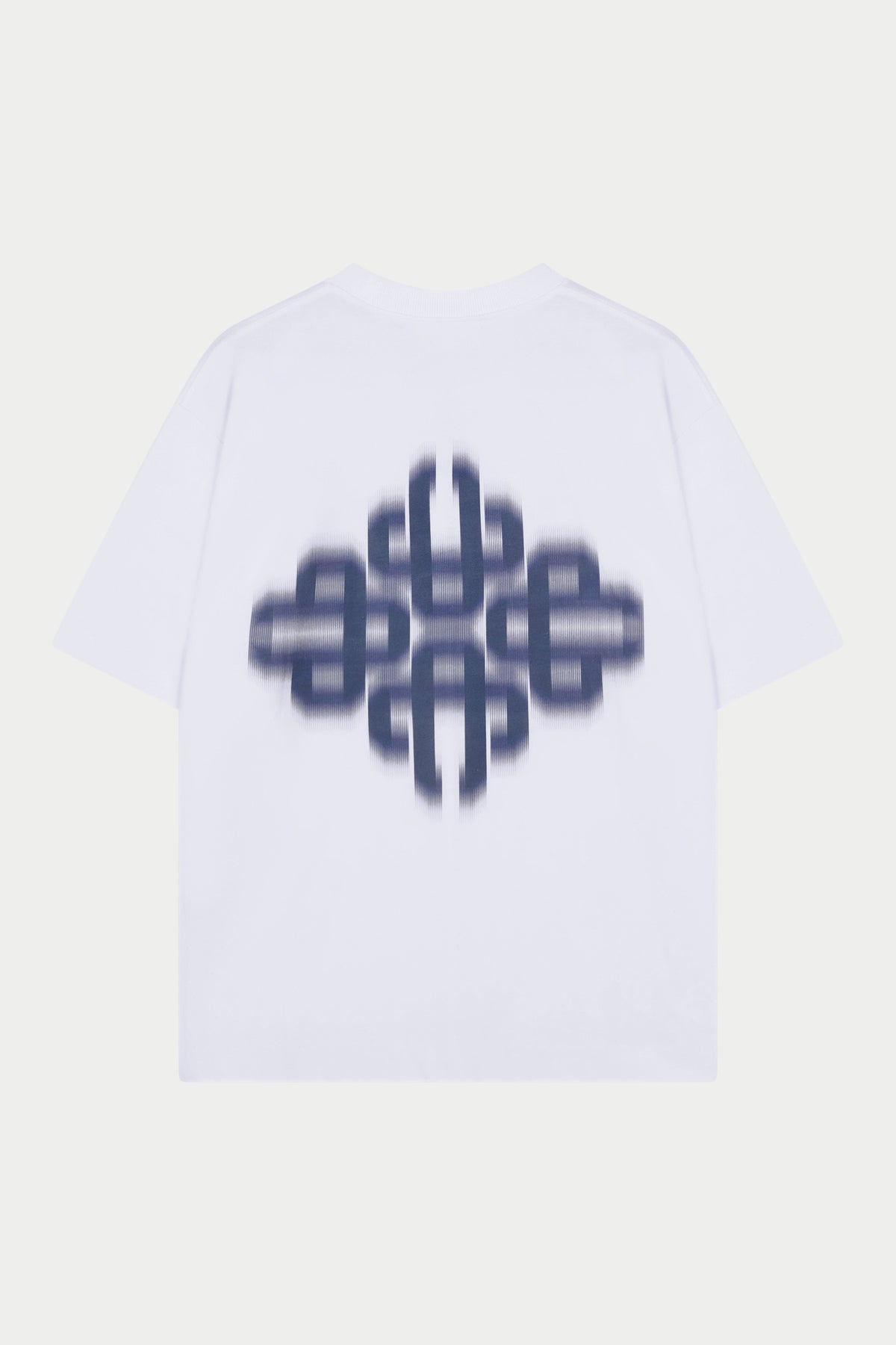 Couture Club Motion Blurred Emblem T-Shirt - Navy