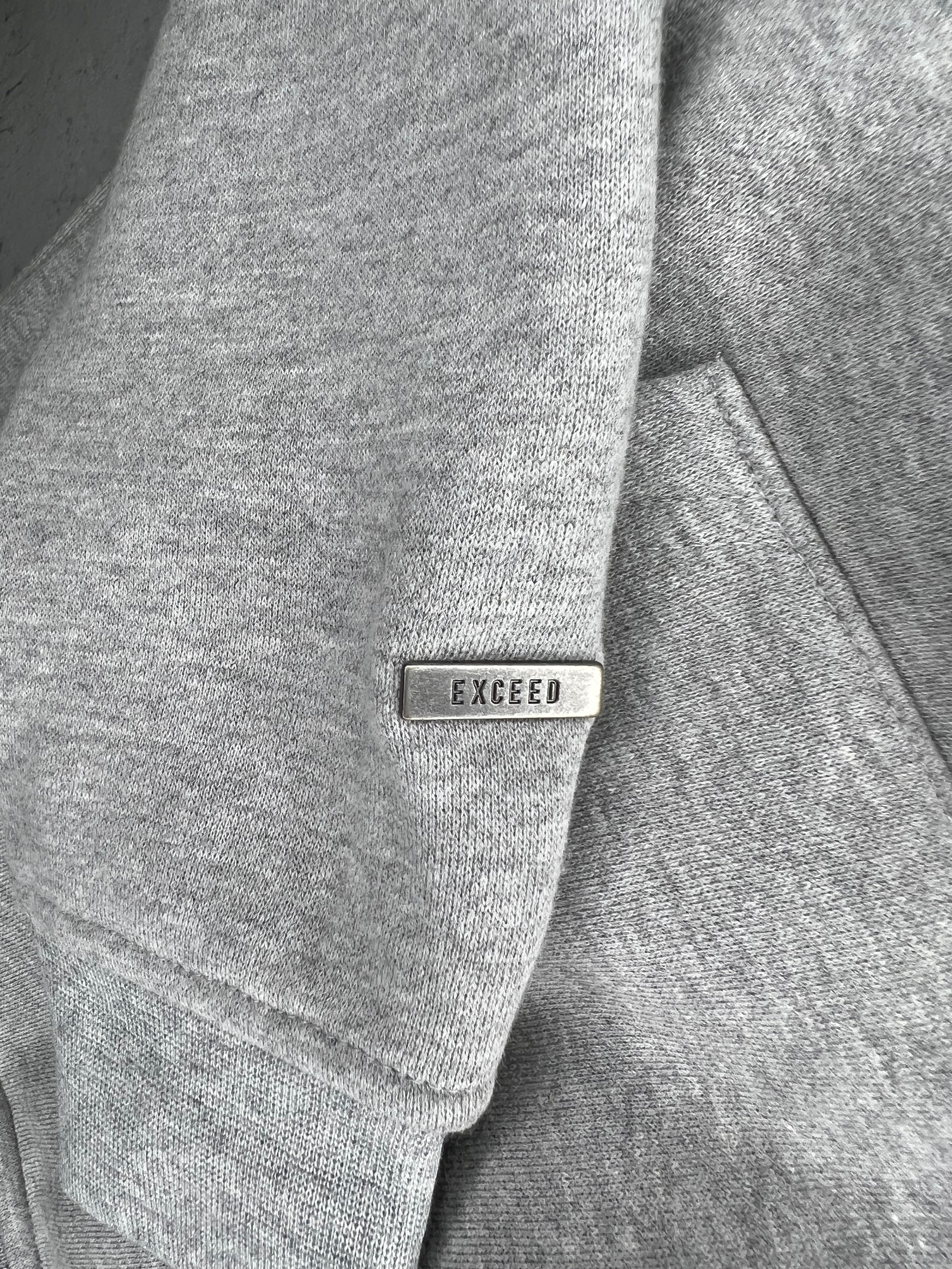Exceed Blanks Dark Grey Marl Relaxed Hoodie