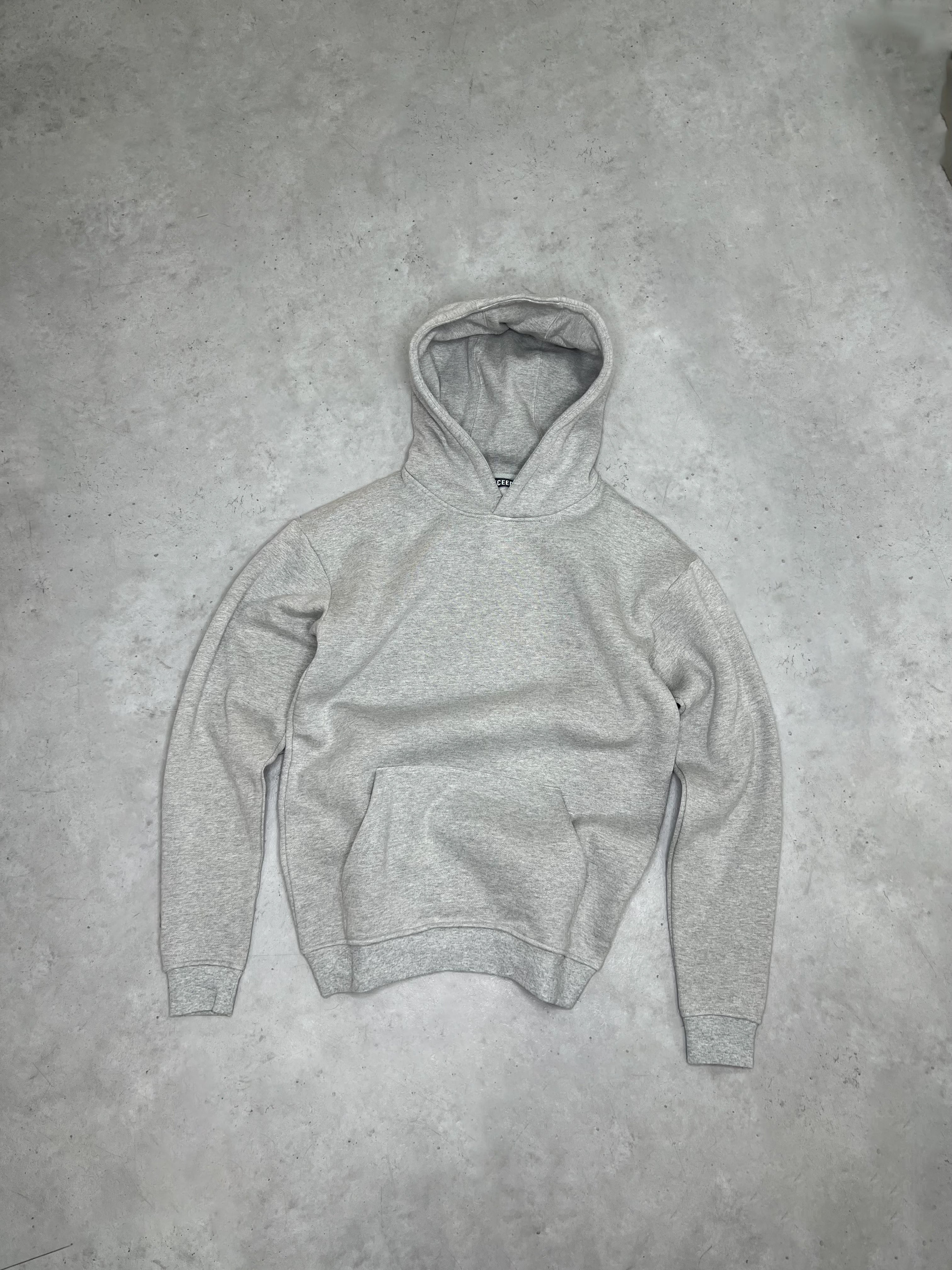 Exceed Blanks Dark Grey Marl Relaxed Hoodie