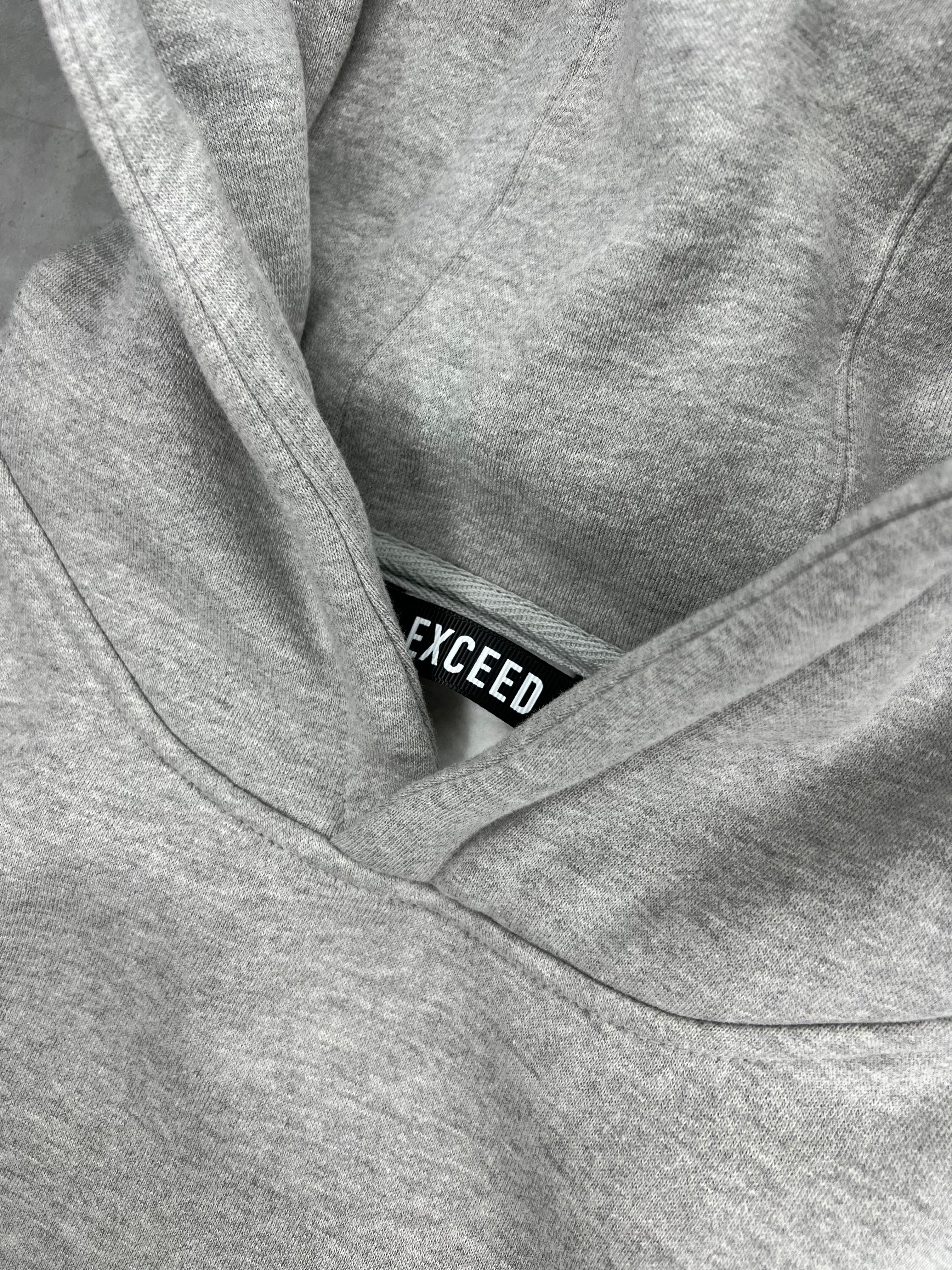 Exceed Blanks Dark Grey Marl Relaxed Hoodie