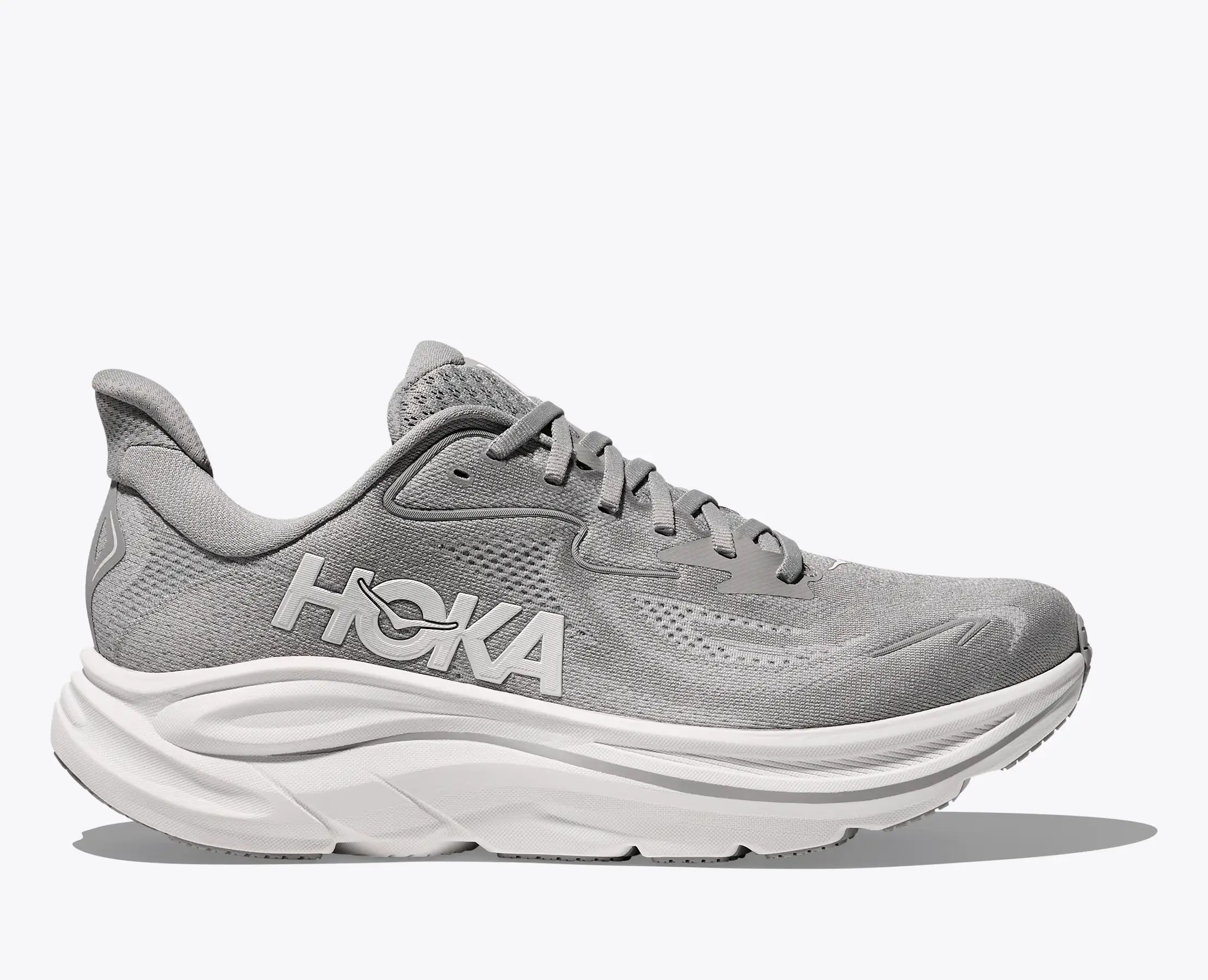 Hokas Clifton 10 Grey Silver