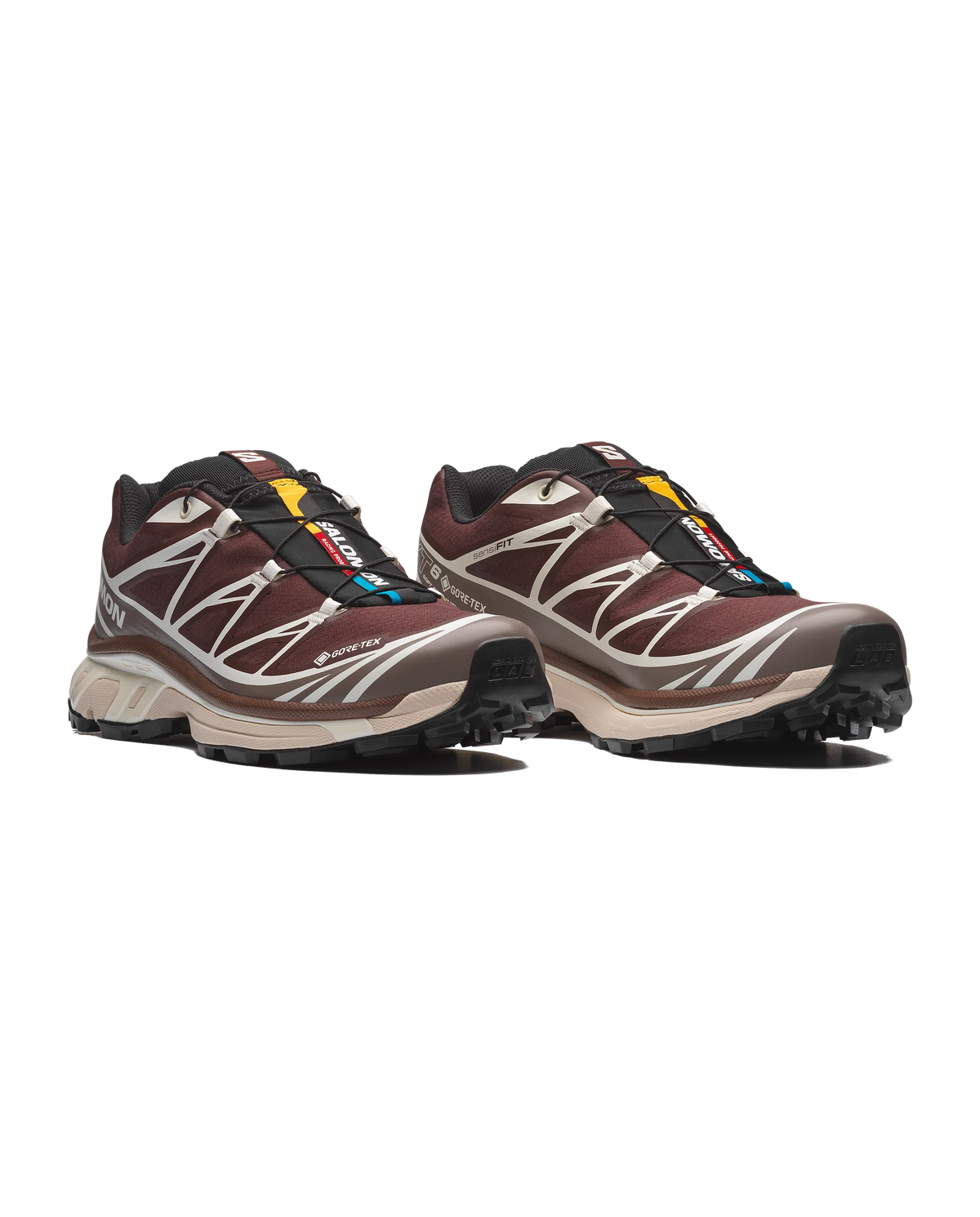 Salomon XT-6 GTX Bitter Chocolate / Iron / Vanilla Ice pair