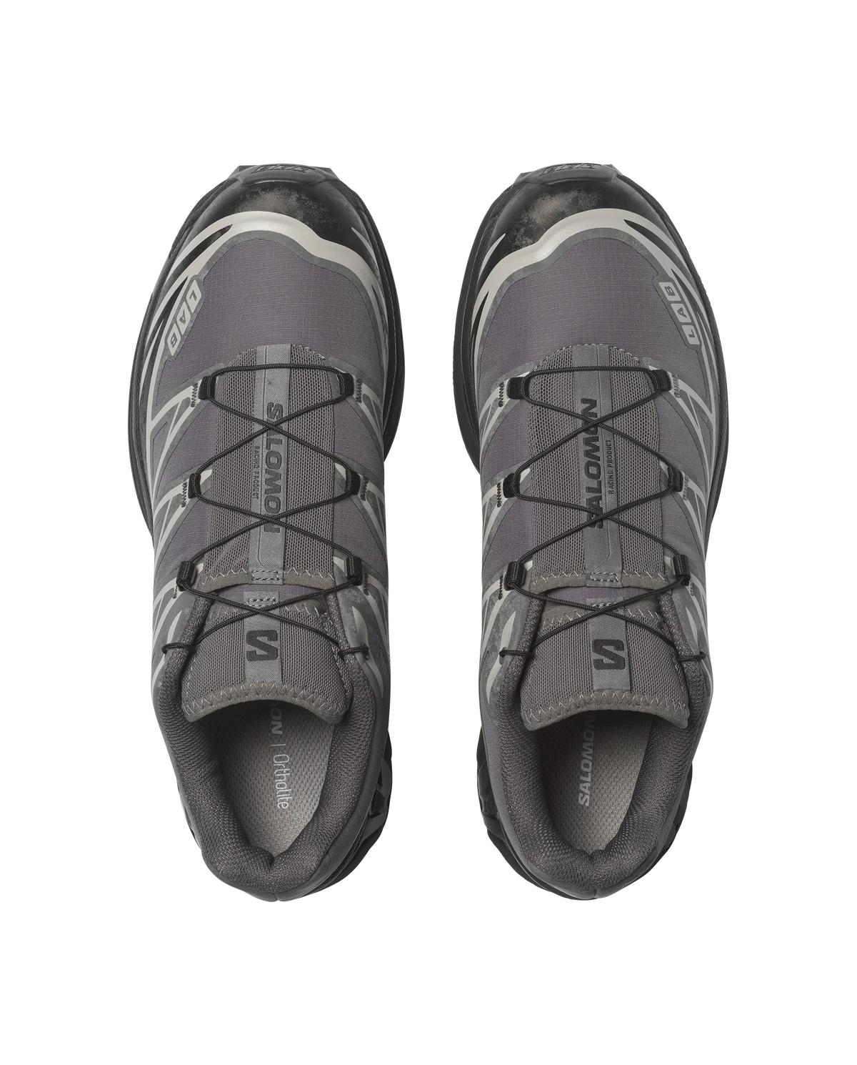 Salomon XT-6 Protective Castlerock / Black / Paloma top view