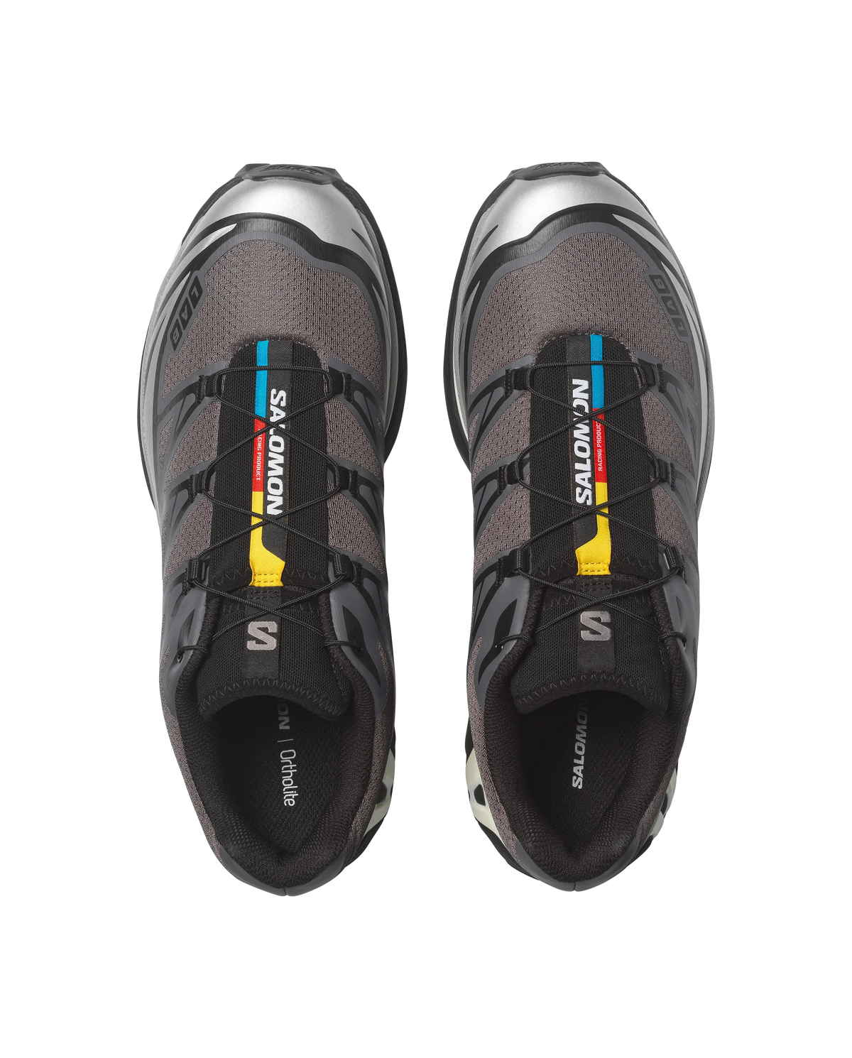 Salomon XT-6 Castlerock / FTW Silver / Vanilla Ice top view
