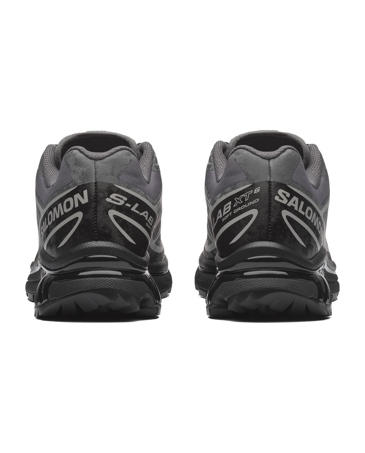 Salomon XT-6 Protective Castlerock / Black / Paloma heel view