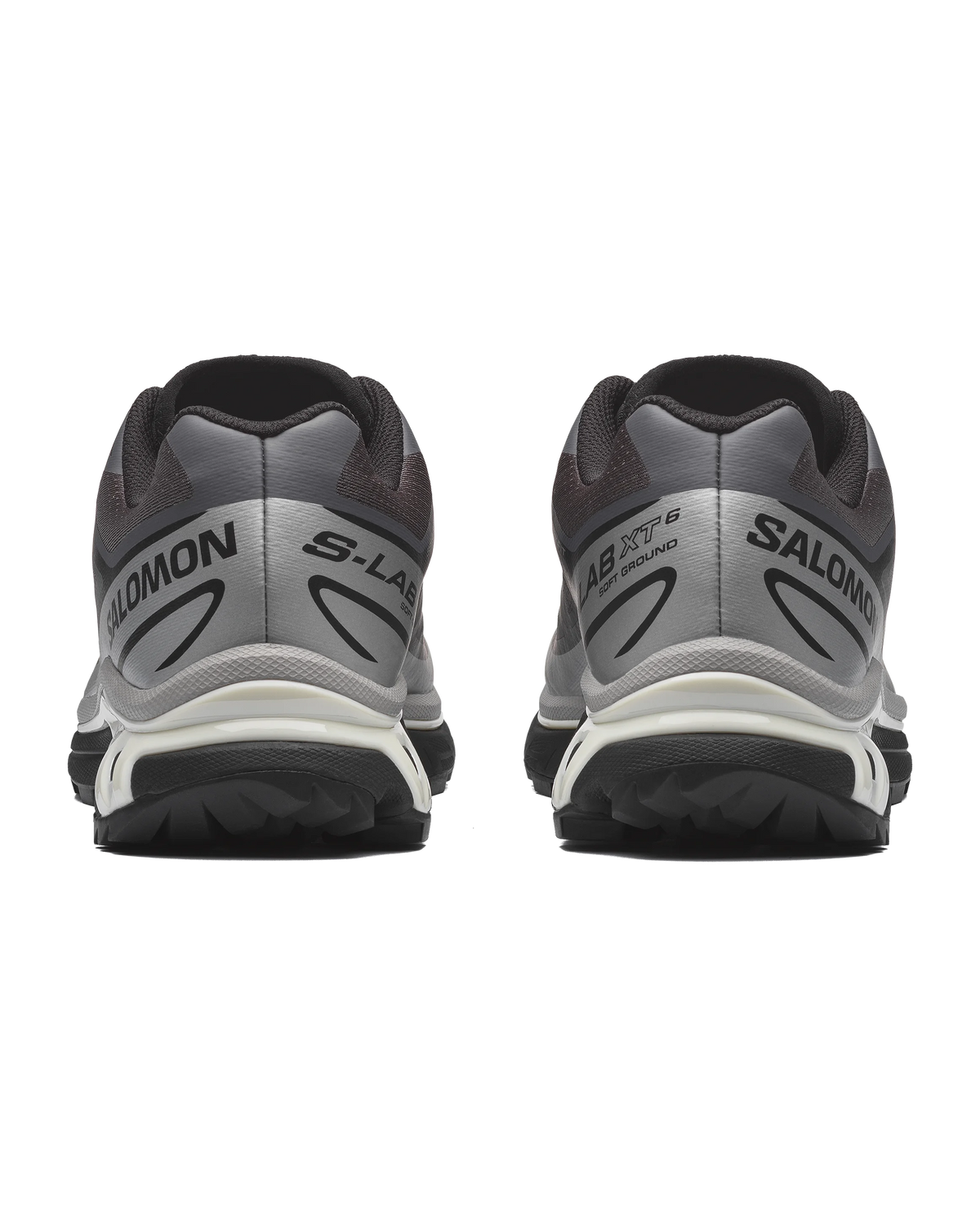Salomon XT-6 Castlerock / FTW Silver / Vanilla Ice heel view