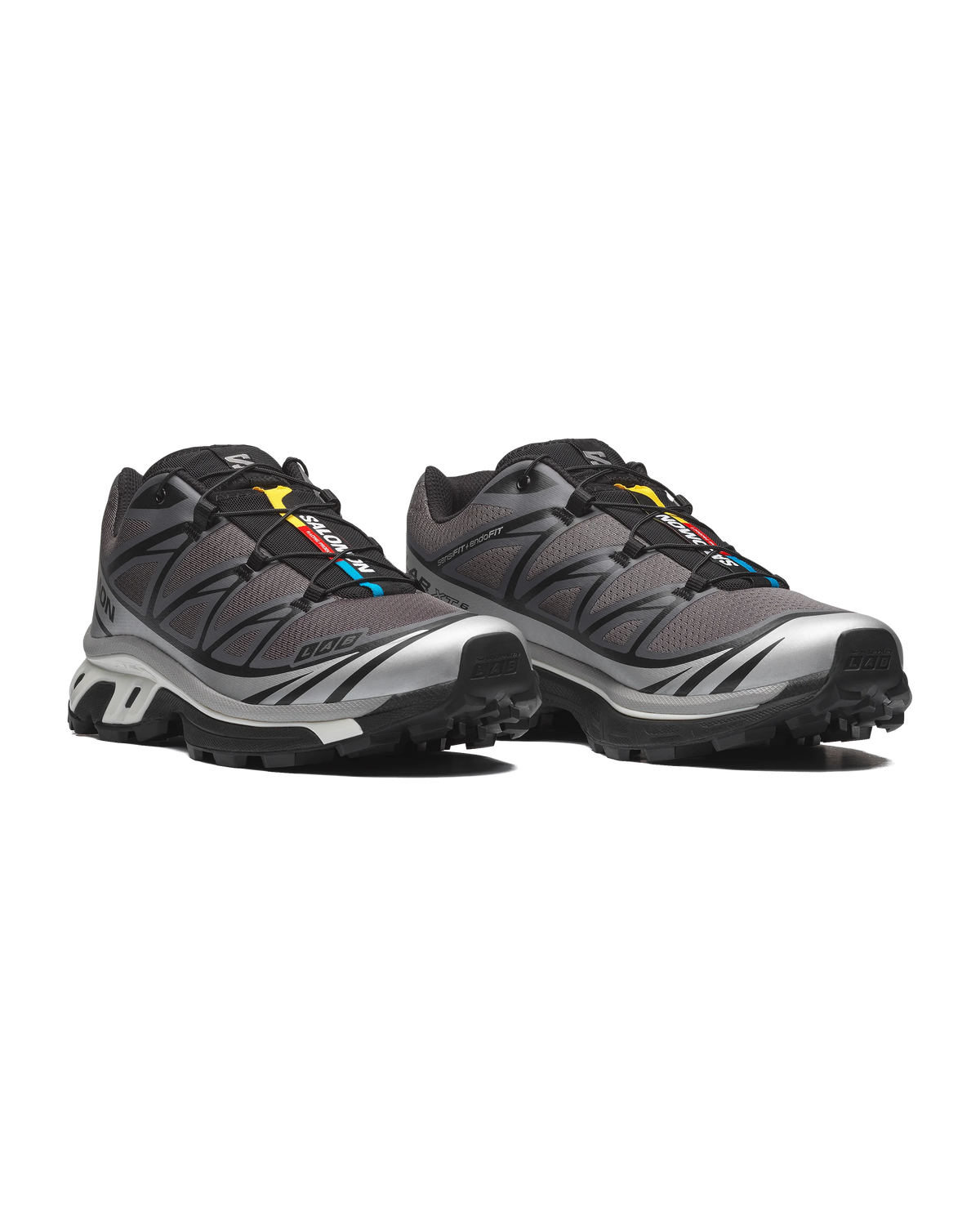 Salomon XT-6 Castlerock / FTW Silver / Vanilla Ice pair