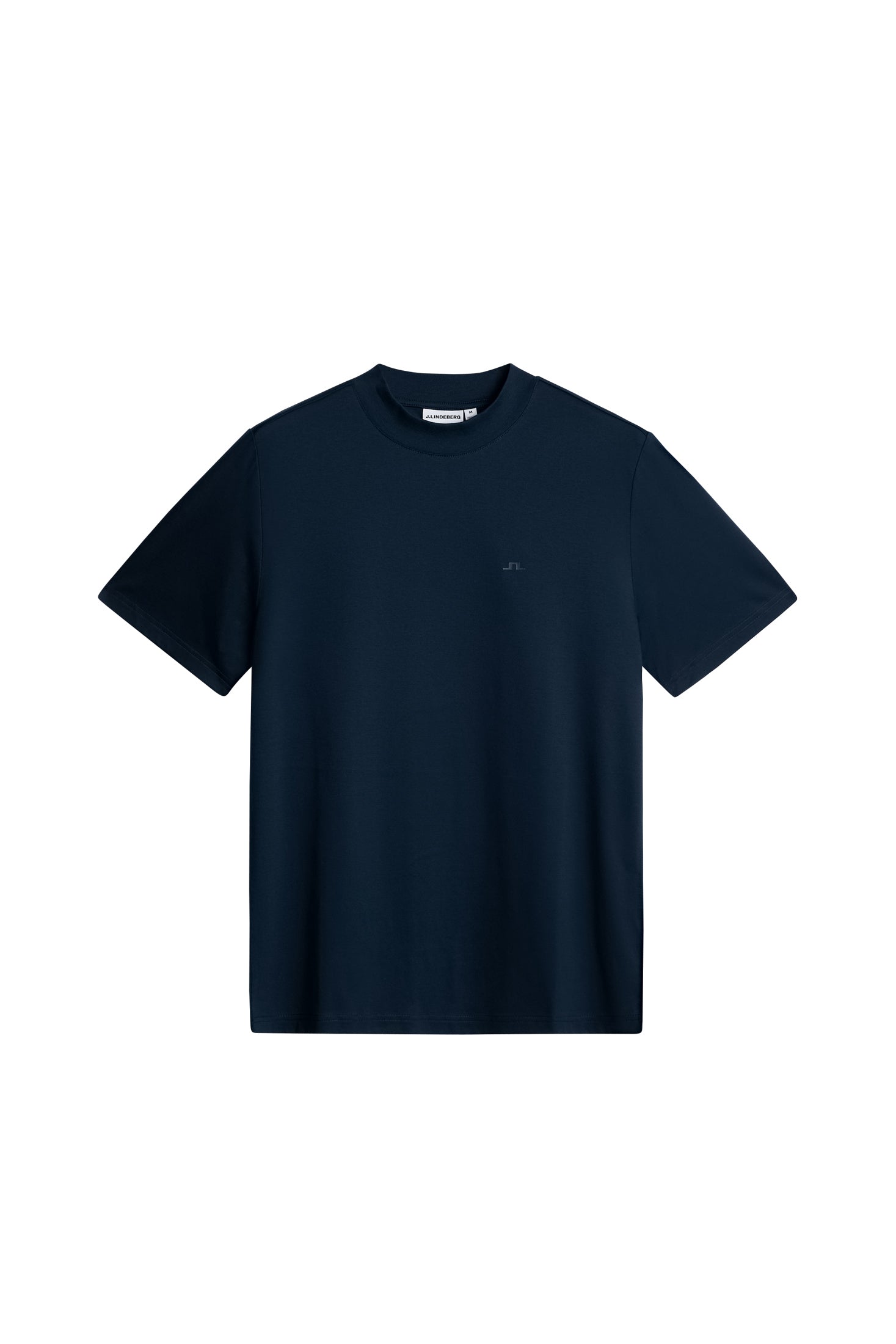 J Lindeberg Ace Mock Neck T-Shirt Navy