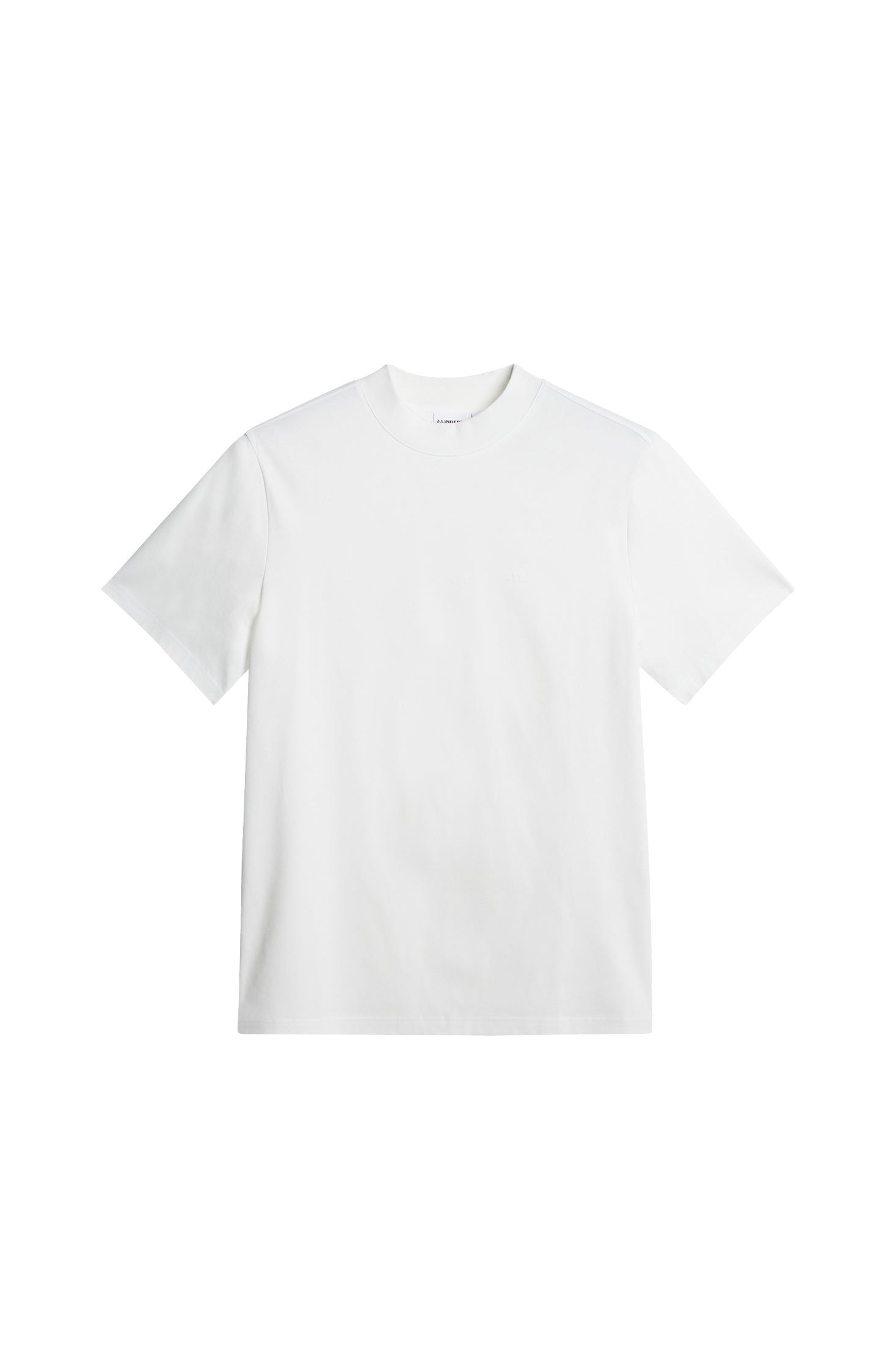J Lindeberg Ace Mock Neck T-Shirt White