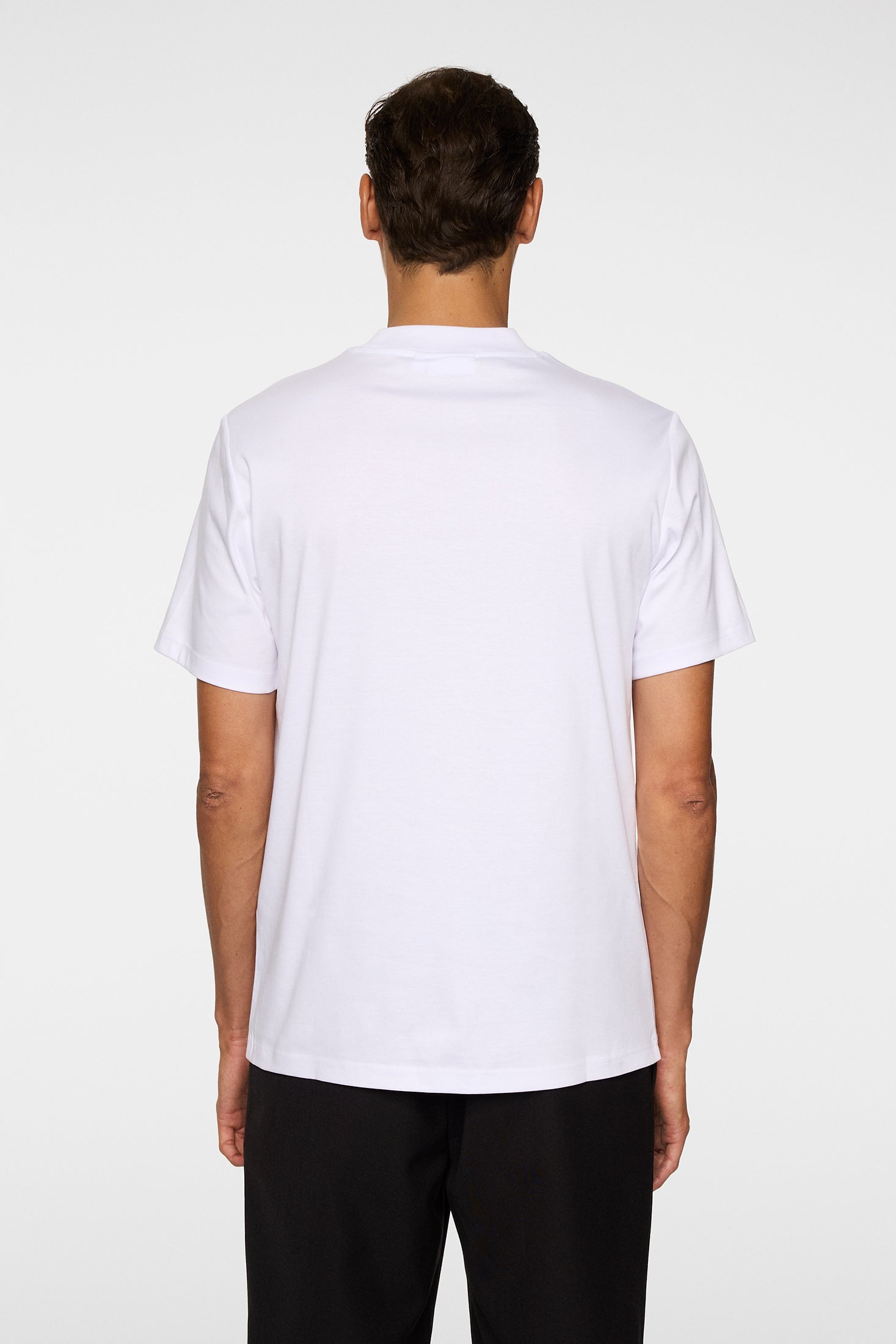 J Lindeberg Ace Mock Neck T-Shirt White