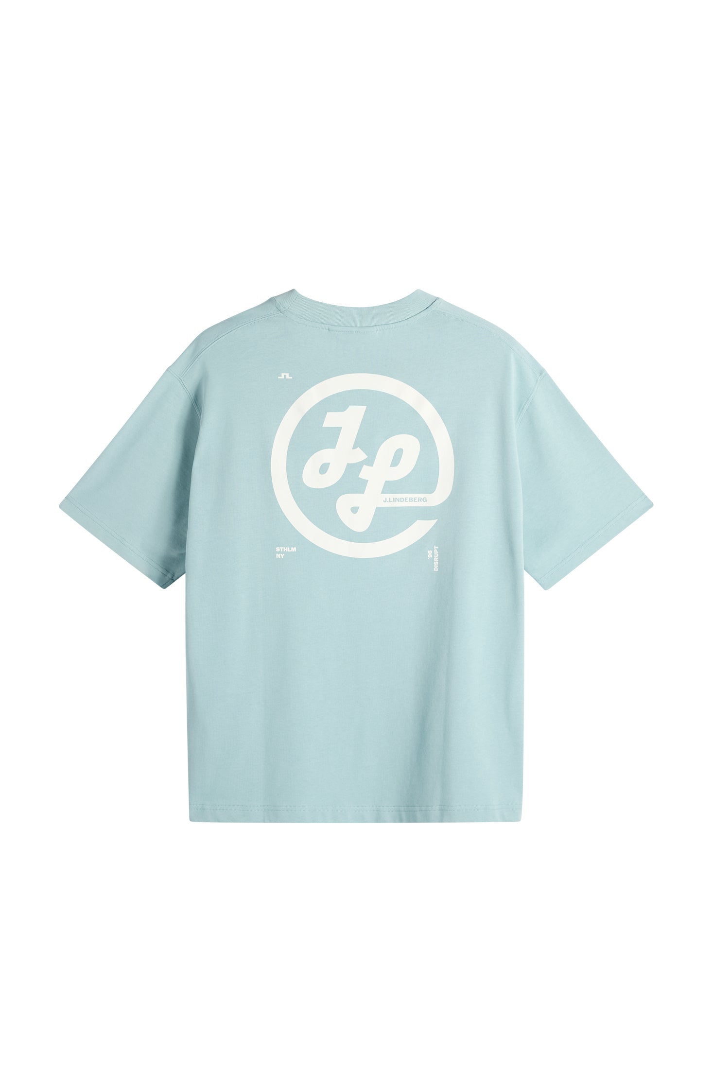 J Lindeberg Tjorn Printed T-Shirt Light Blue