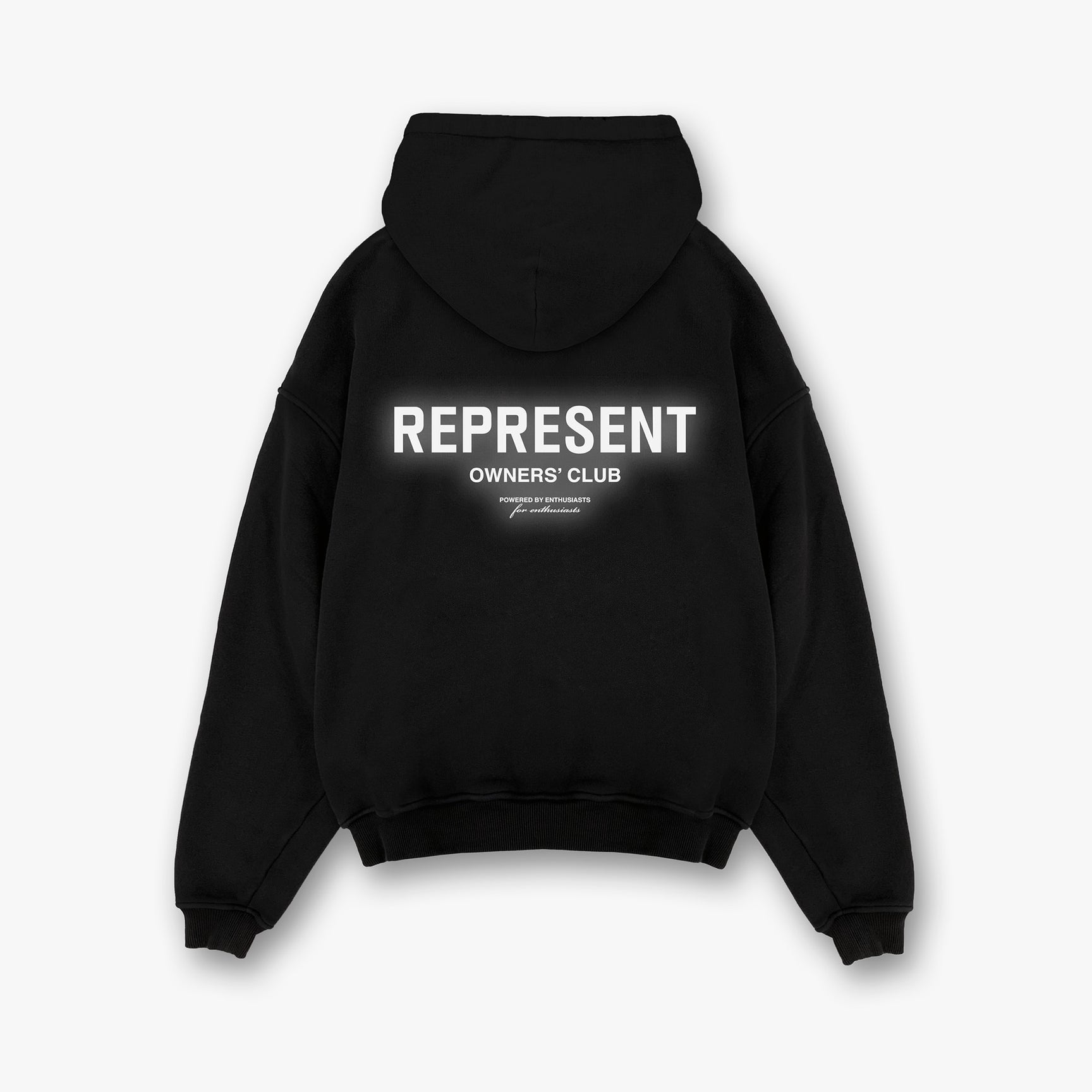 Represent Owners Club Hoodie - Black Reflective