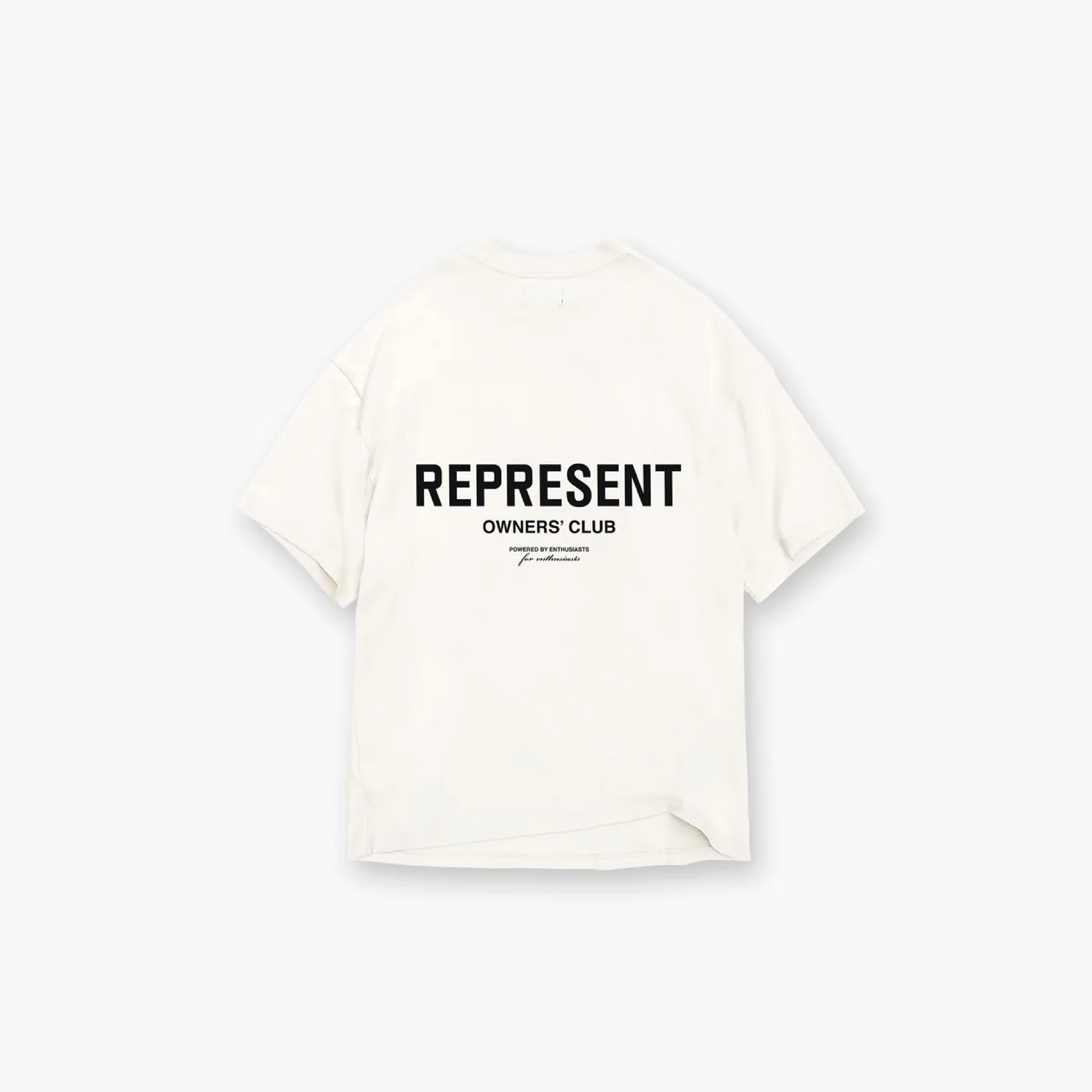 Represent Owners Club T Shirt - Flat White