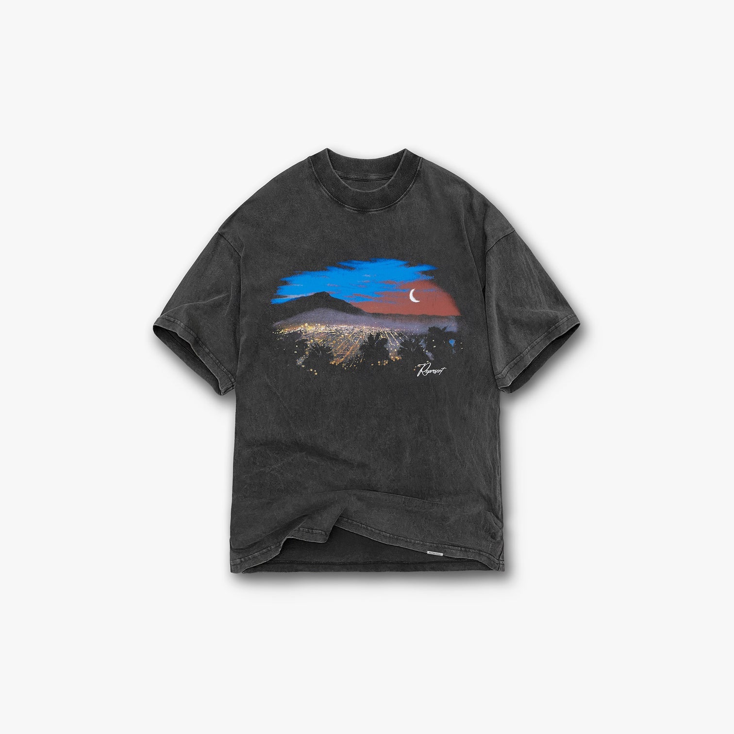 Represent The Hills T Shirt - Vintage Grey