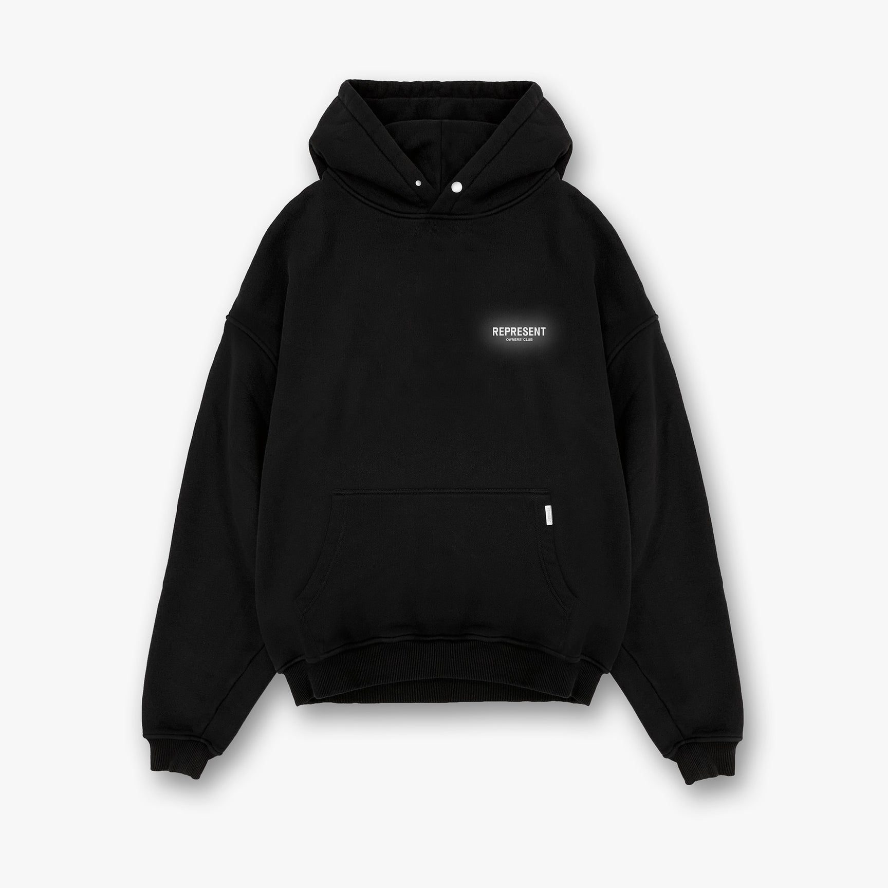 Represent Owners Club Hoodie - Black Reflective