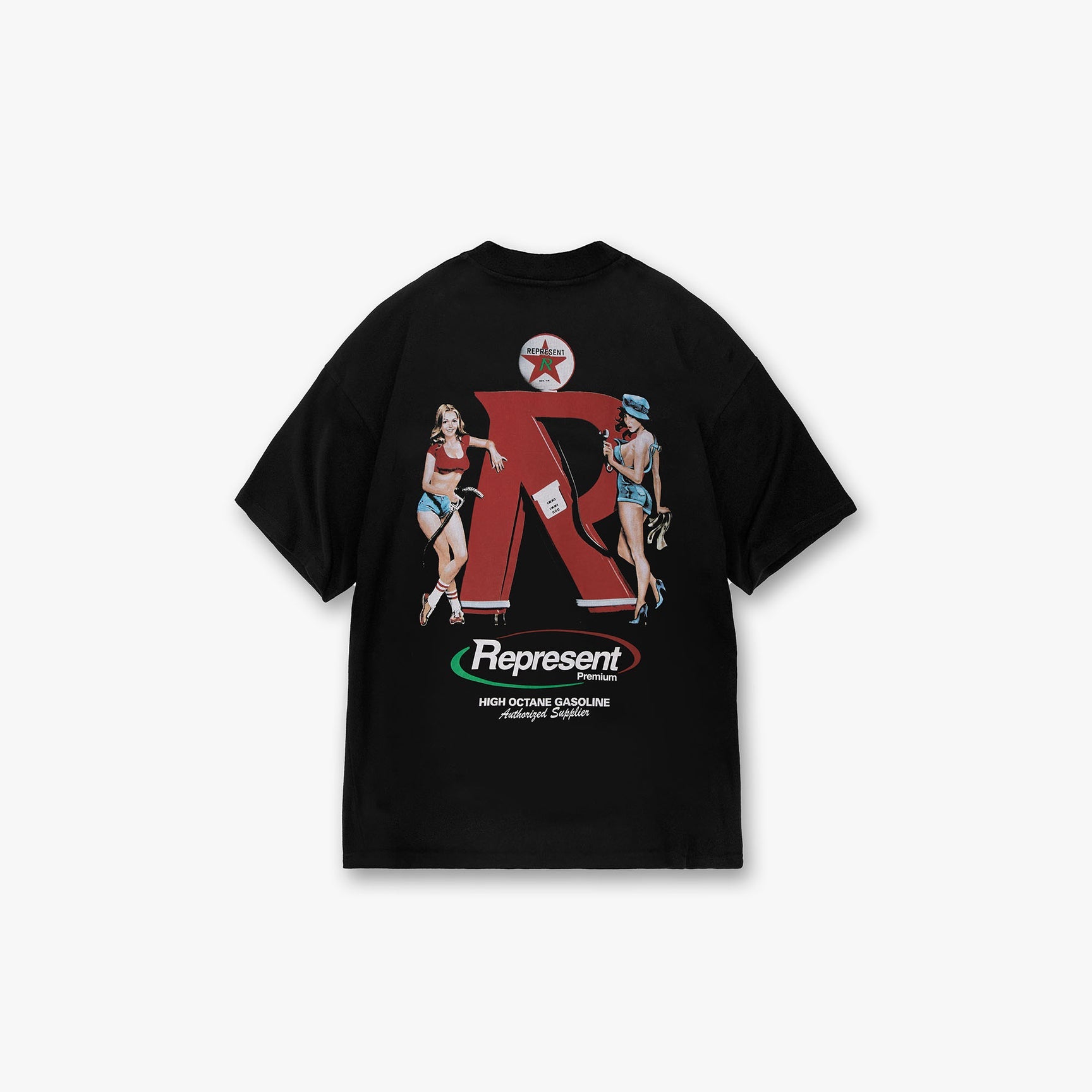Represent Premium T Shirt Off Black