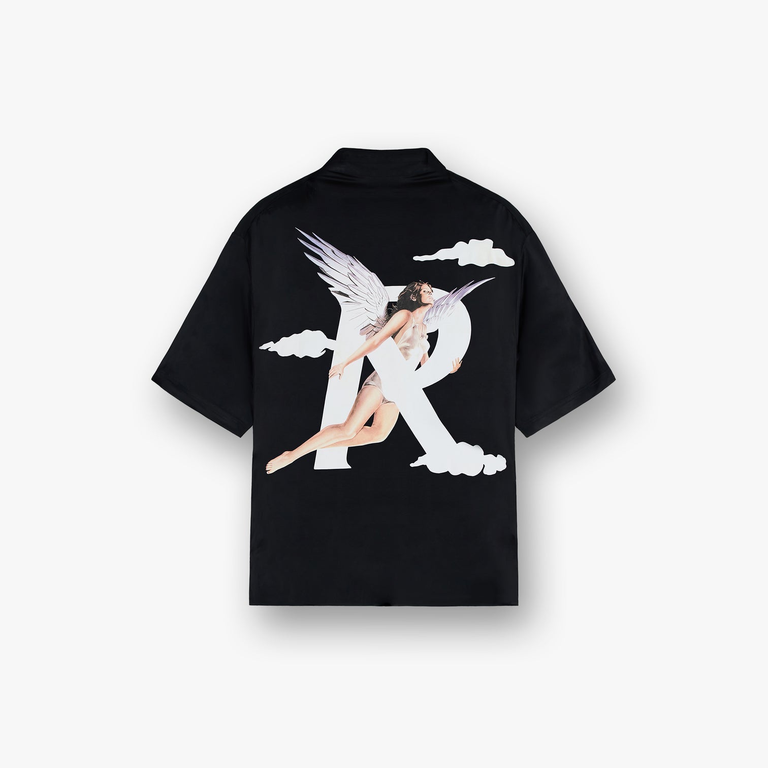 Represent Storms In Heaven Satin Shirt - Black