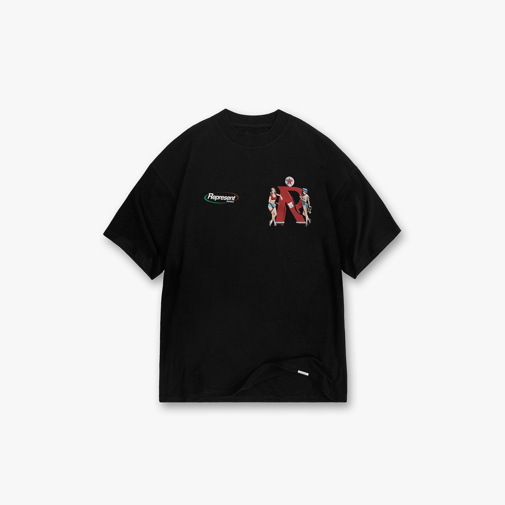 Represent Premium T Shirt Off Black