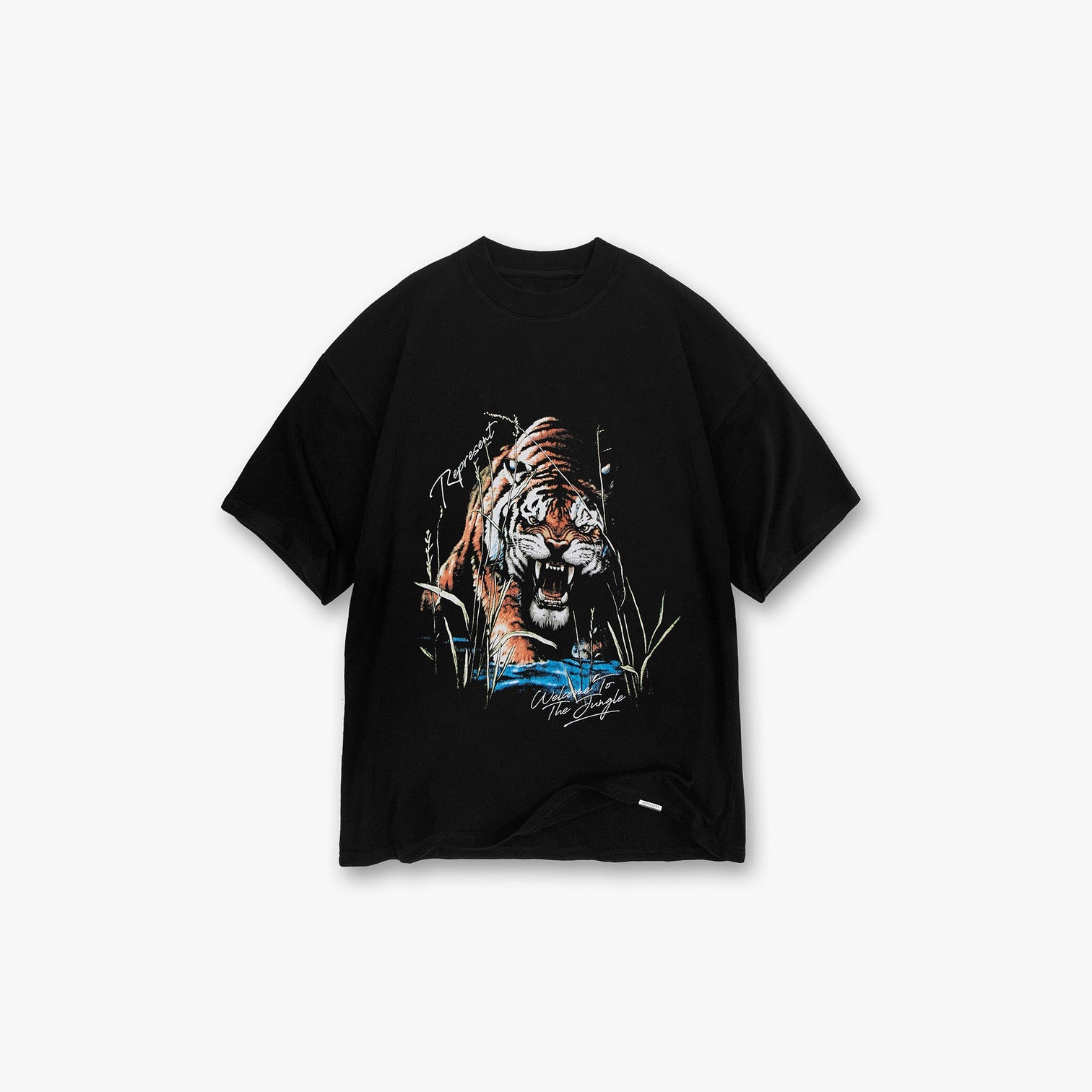 Represent Welcome To The Jungle T Shirt Off Black