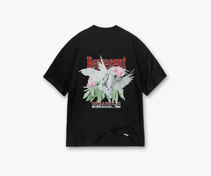 Represent Double Distilled T Shirt - Off Black